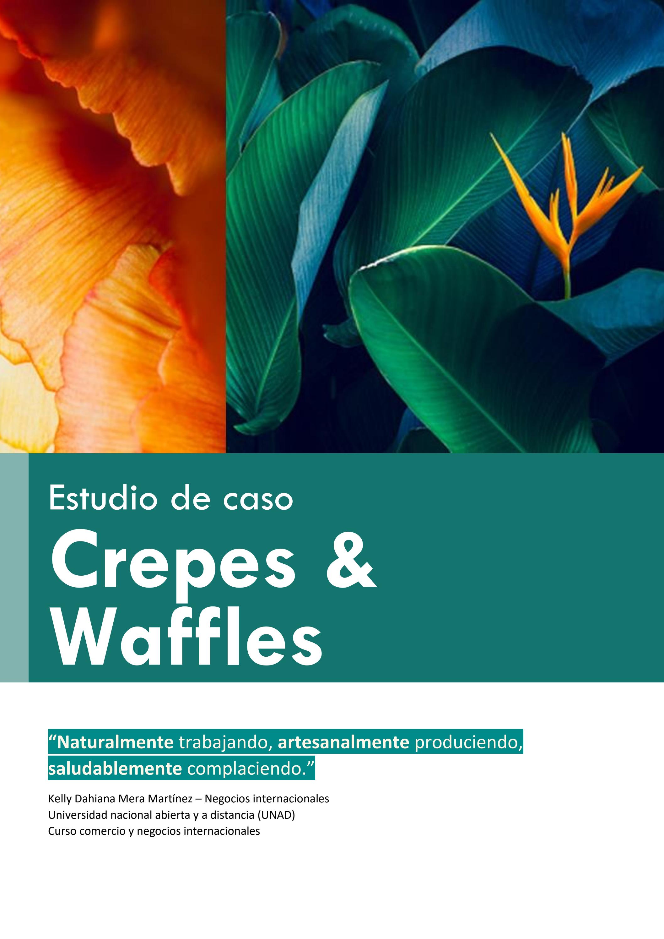 ESTUDIO DE CASO CREPES & WAFFLES by Issuu