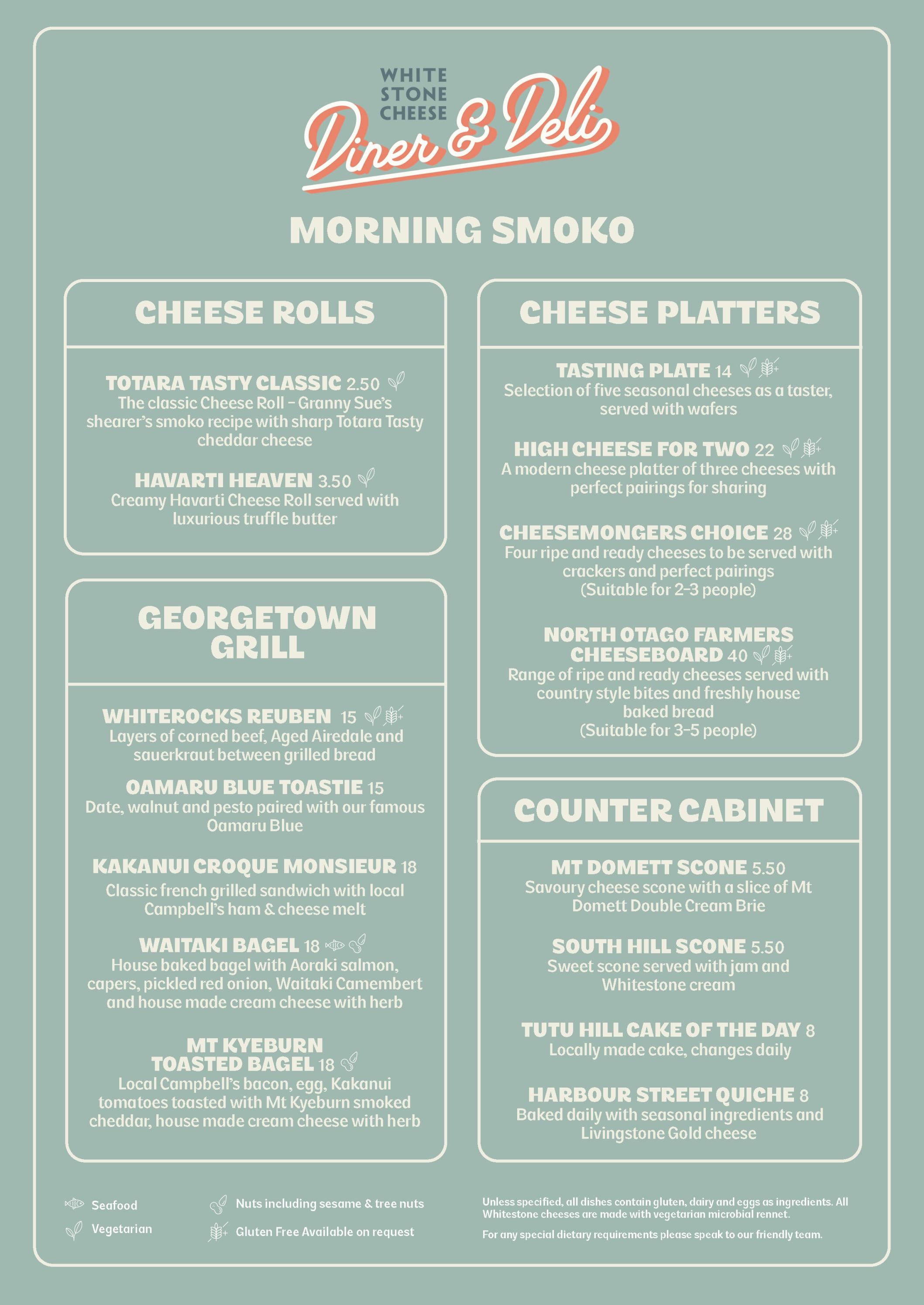 Whitestone Cheese Diner & Deli Food Menu by Anna Murphy Issuu