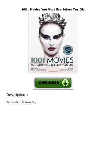 ⚡️PDF/READ ️ 1001 Movies You Must See Before You Die by levitinsmarttw