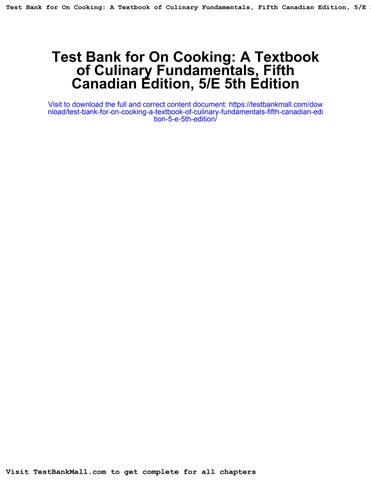 Basic Culinary Test – Cooking Quiz Questions – UKOBBQ