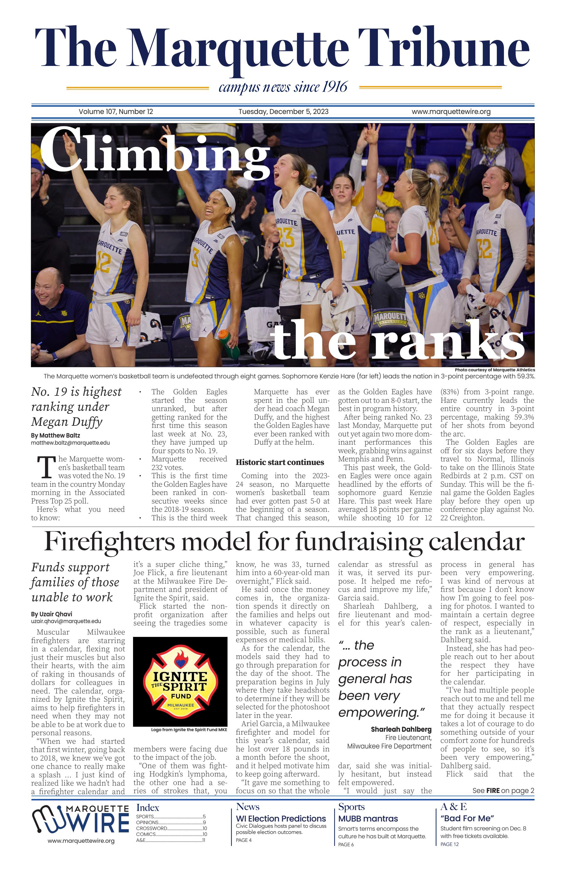Marquette Tribune I December 5, 2023 by Marquette Tribune Issuu