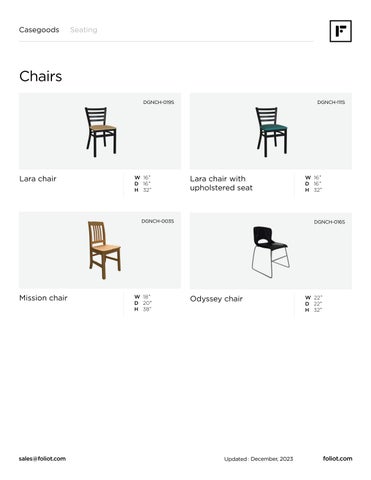 foliot furniture 家具目录 · Healthcare Poduct 指南 第 12 页
