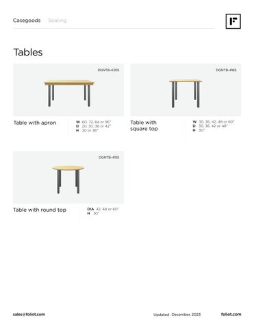foliot furniture 家具目录 · Healthcare Poduct 指南 第 14 页