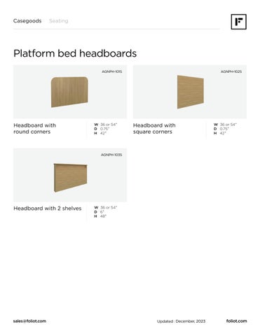 foliot furniture 家具目录 · Healthcare Poduct 指南 第 3 页