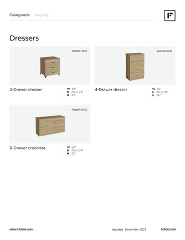 foliot furniture 家具目录 · Healthcare Poduct 指南 第 7 页