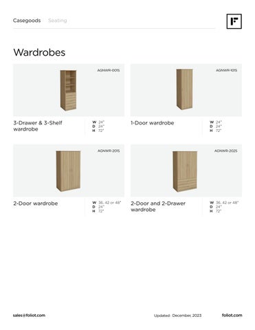 foliot furniture 家具目录 · Healthcare Poduct 指南 第 8 页