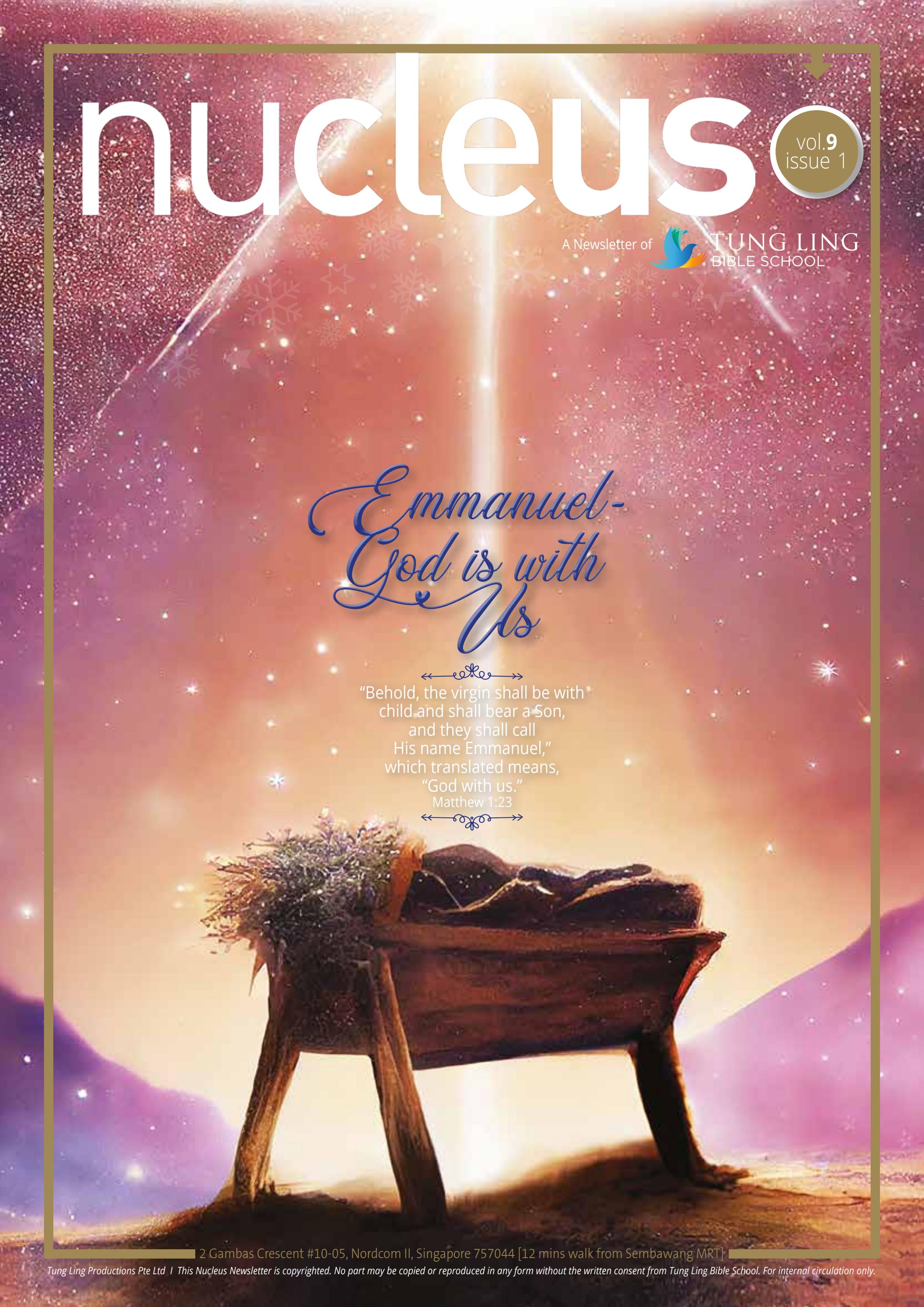 Emmanuel God is with Us by Tung Ling Bible School Issuu