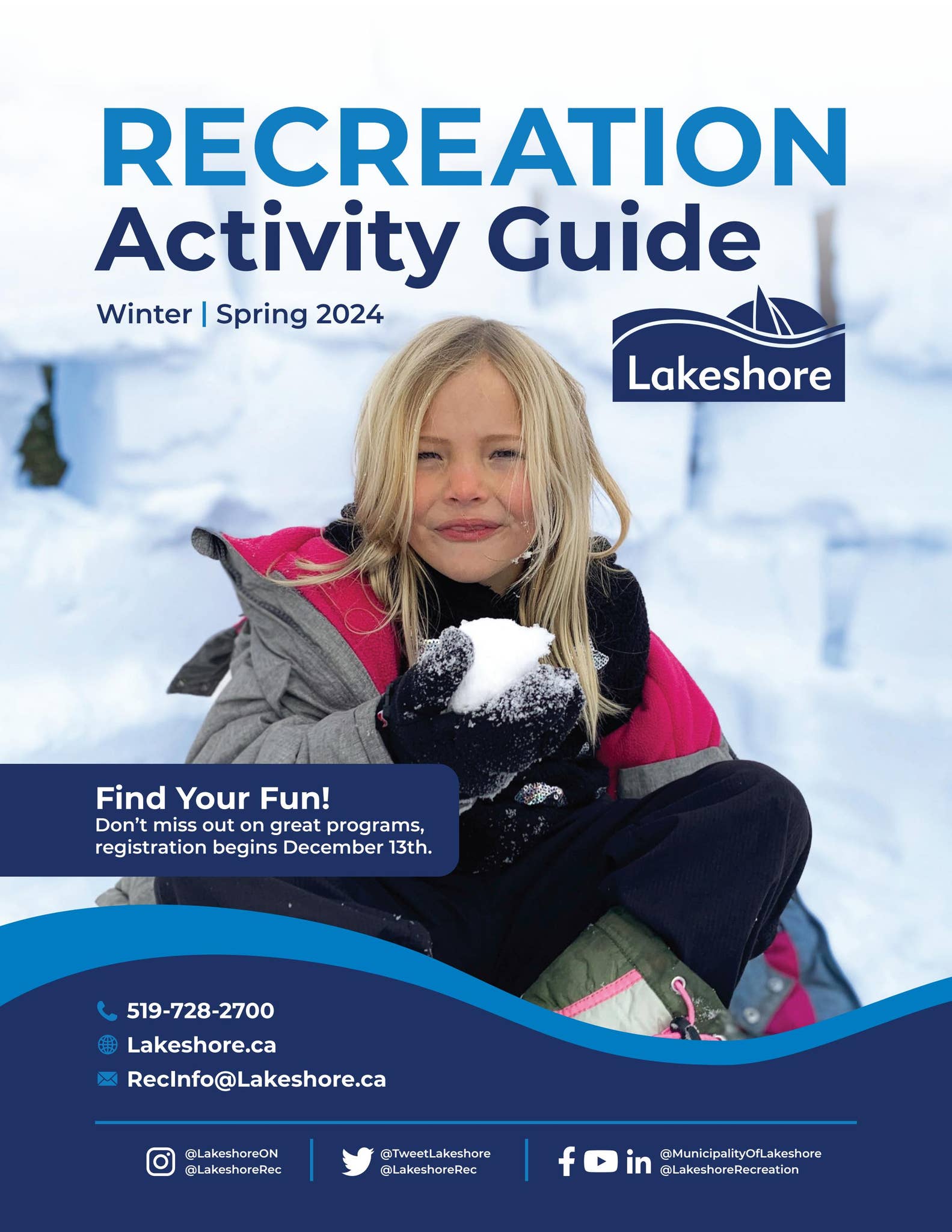 Lakeshore Recreation Activity Guide - Winter Spring 2024 by ...