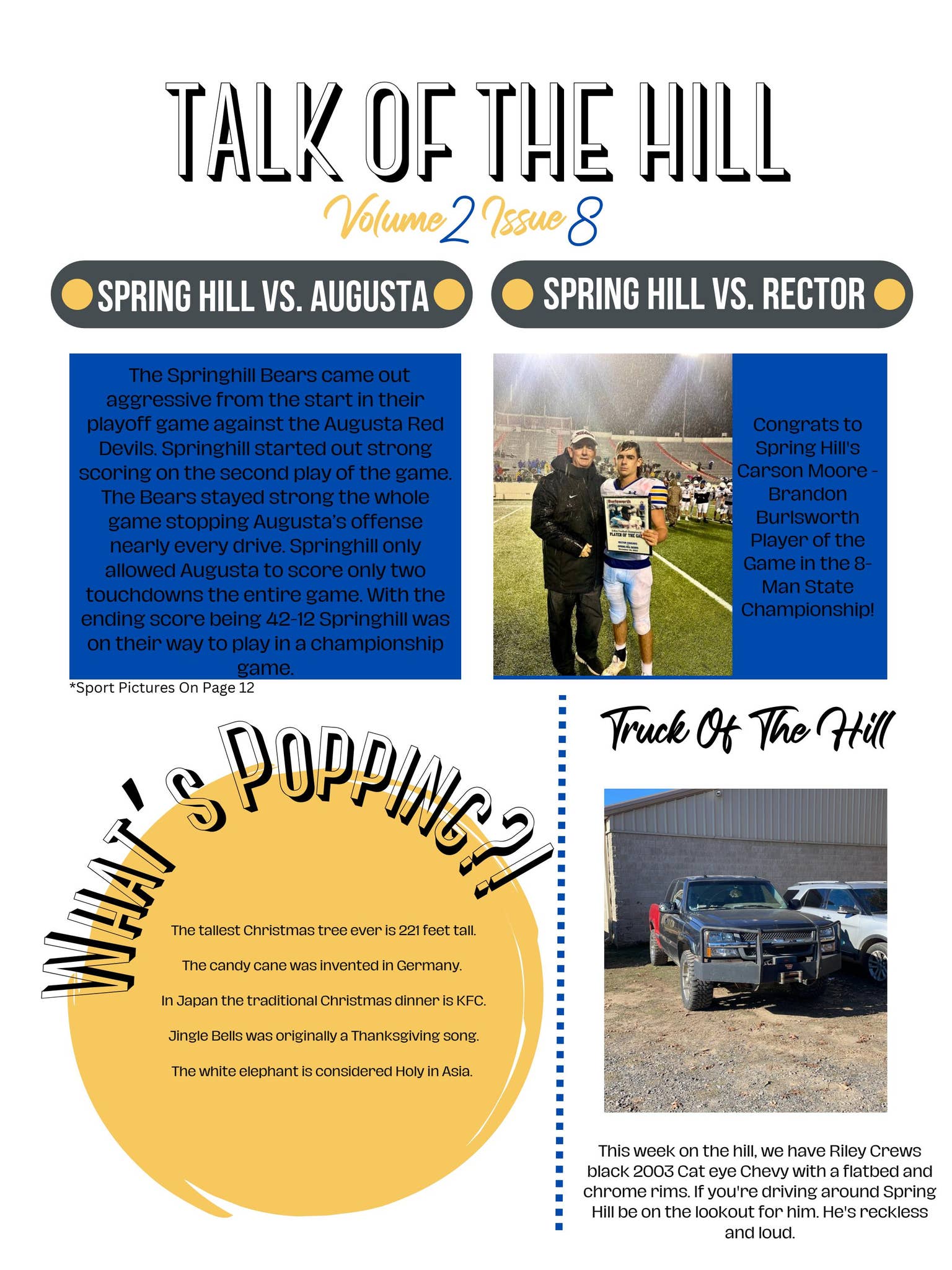 Talk of the Hill Vol. 2 Issue 8 by Alicia Dowell - Issuu