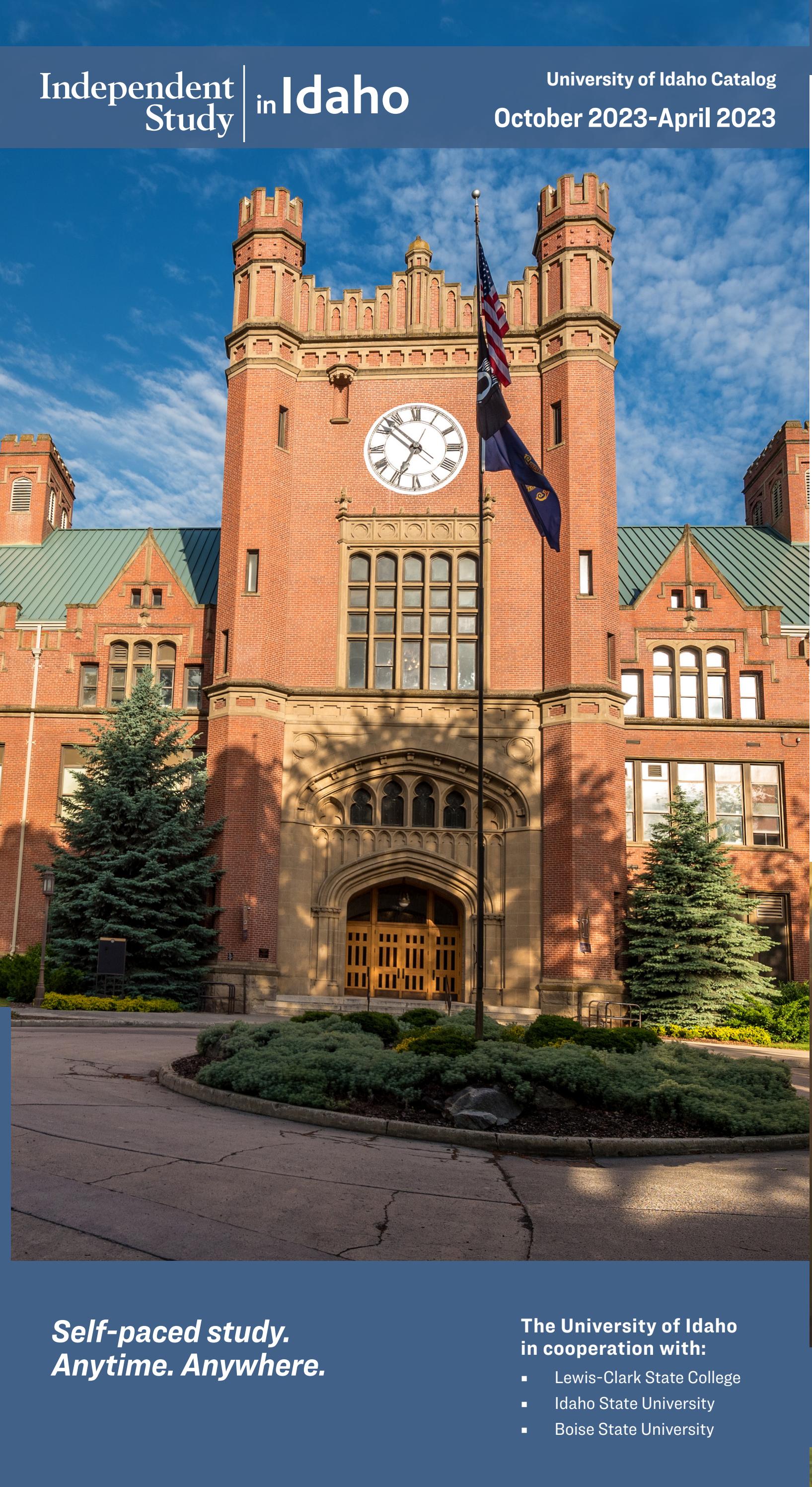 Independent Study in Idaho Catalog 2023 by The University of Idaho