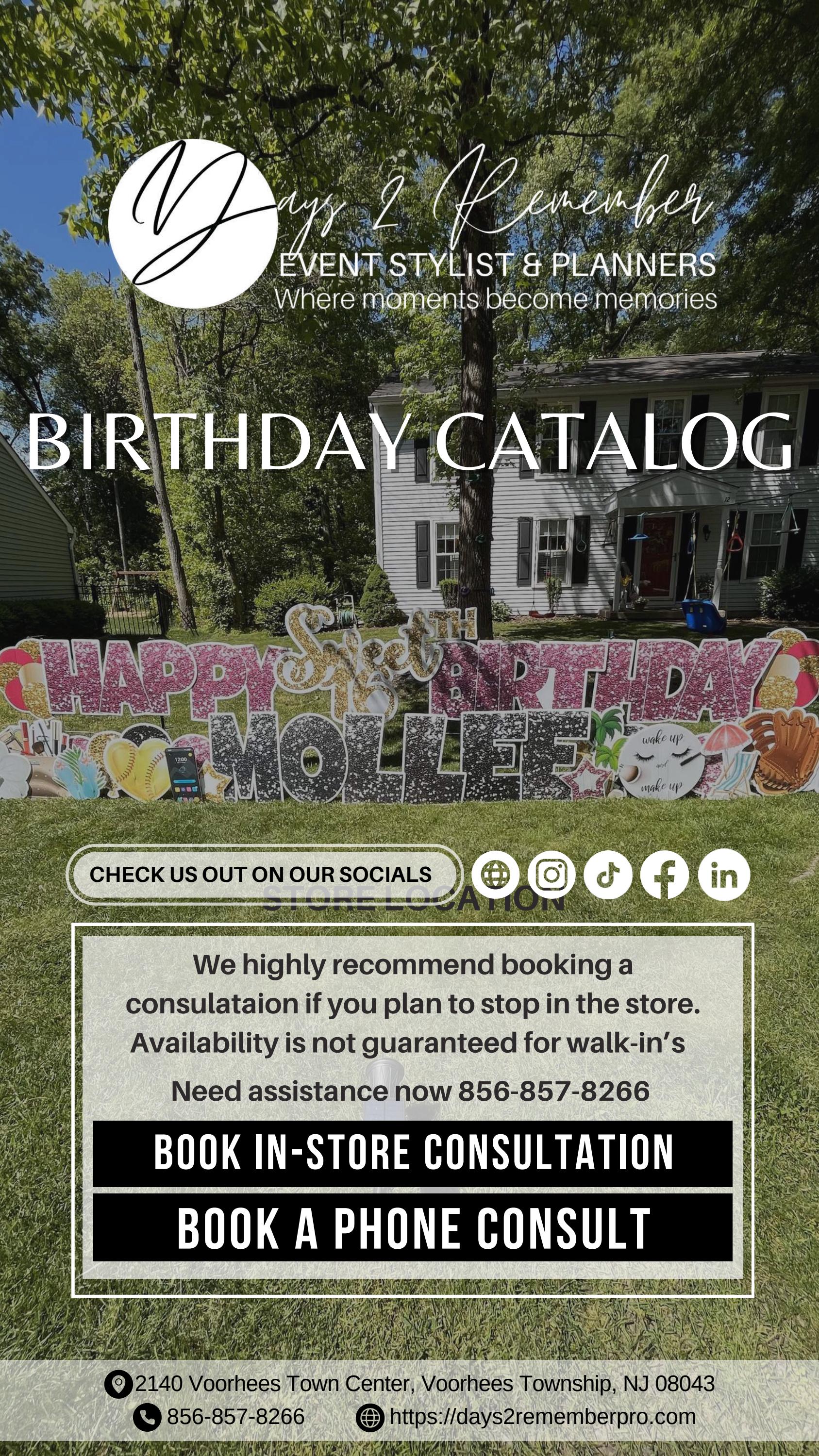 Birthday Catalog by Days 2 Remember Pro Issuu