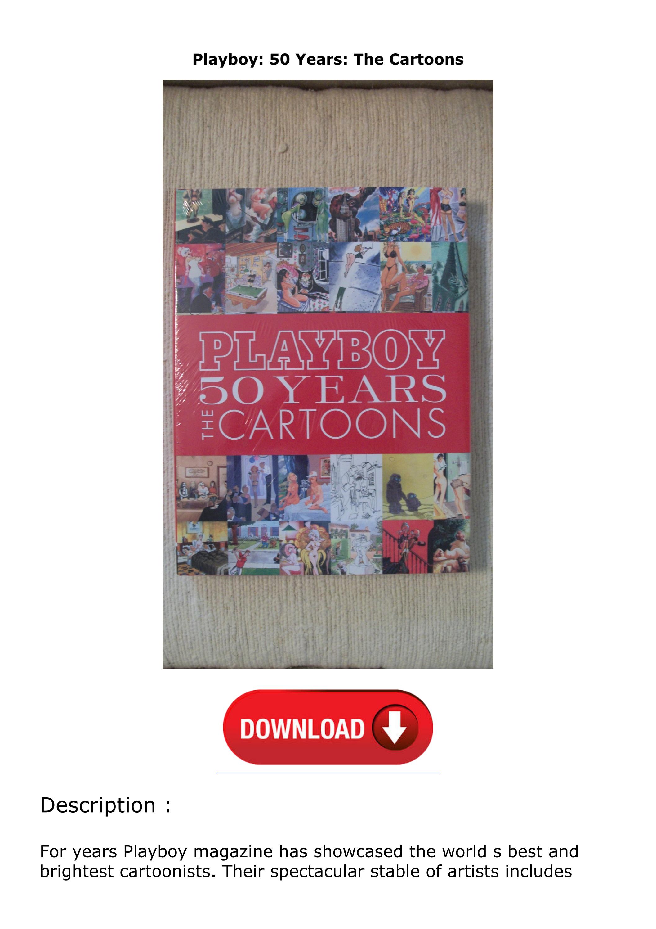 洋書 PLAYBOY 50YEARS THE CARTOONS Playboy 50 Years The Cartoons Hugh M. Hefner Hardcover Book