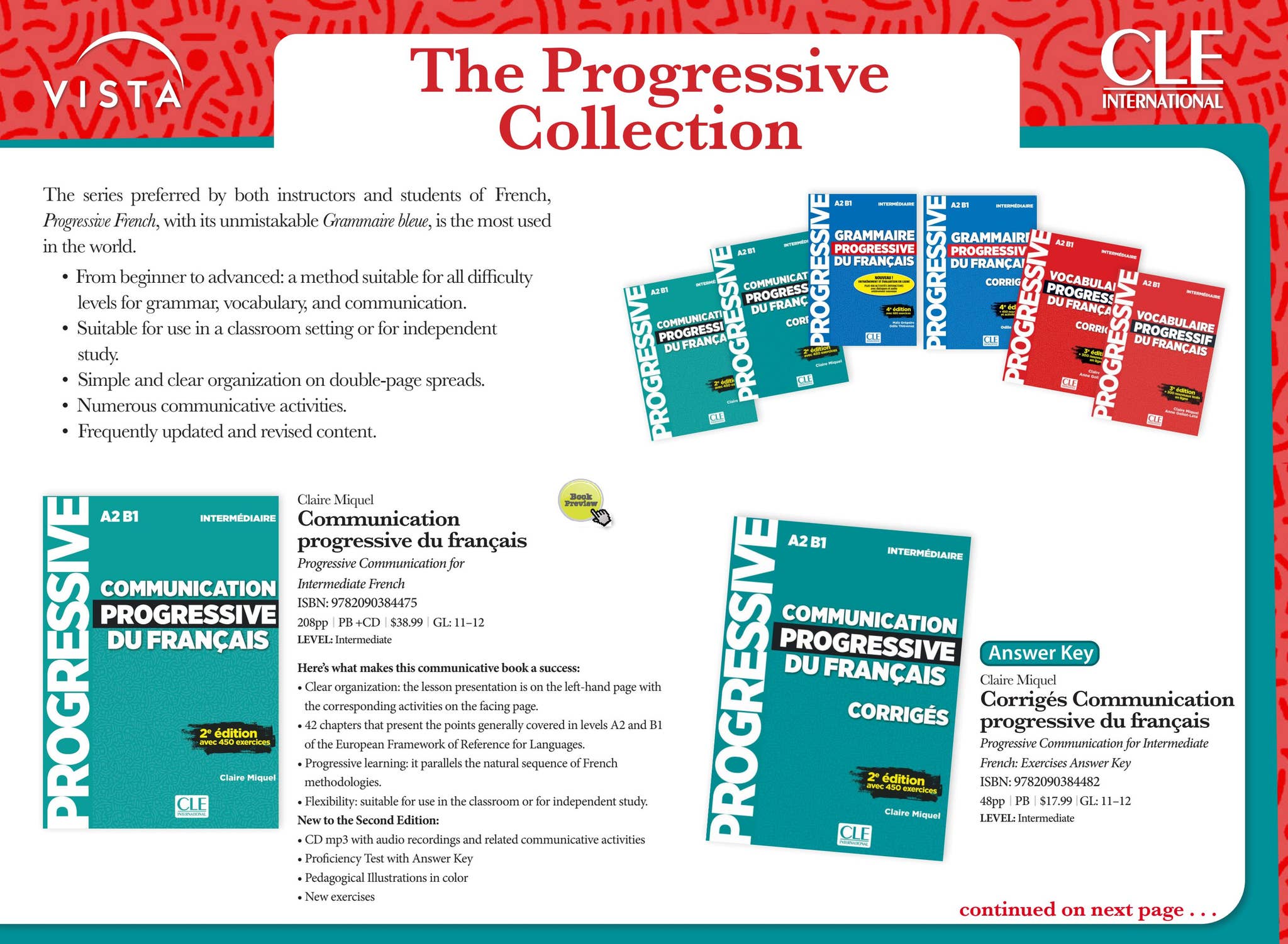 CLE conjugaiprogressive français解答付 Amazon.com: Grammaire