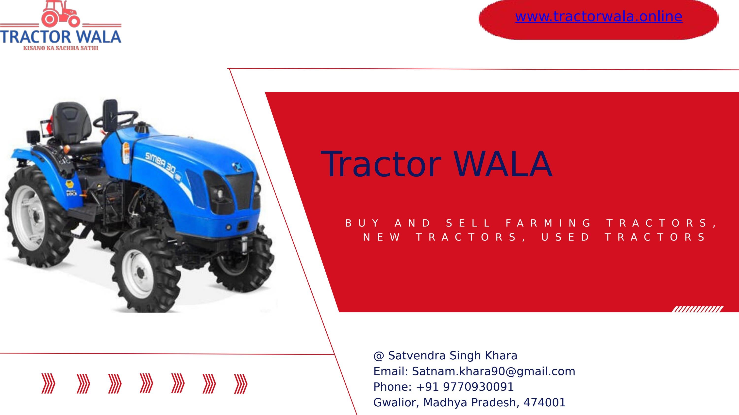 Tractor Wala Buy and Sell Farming Tractors, New Tractors, Used