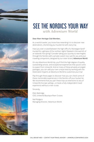 Uniworld 灯饰目录 · Nordics x Adventure Travel Co-Op (US) 第 3 页