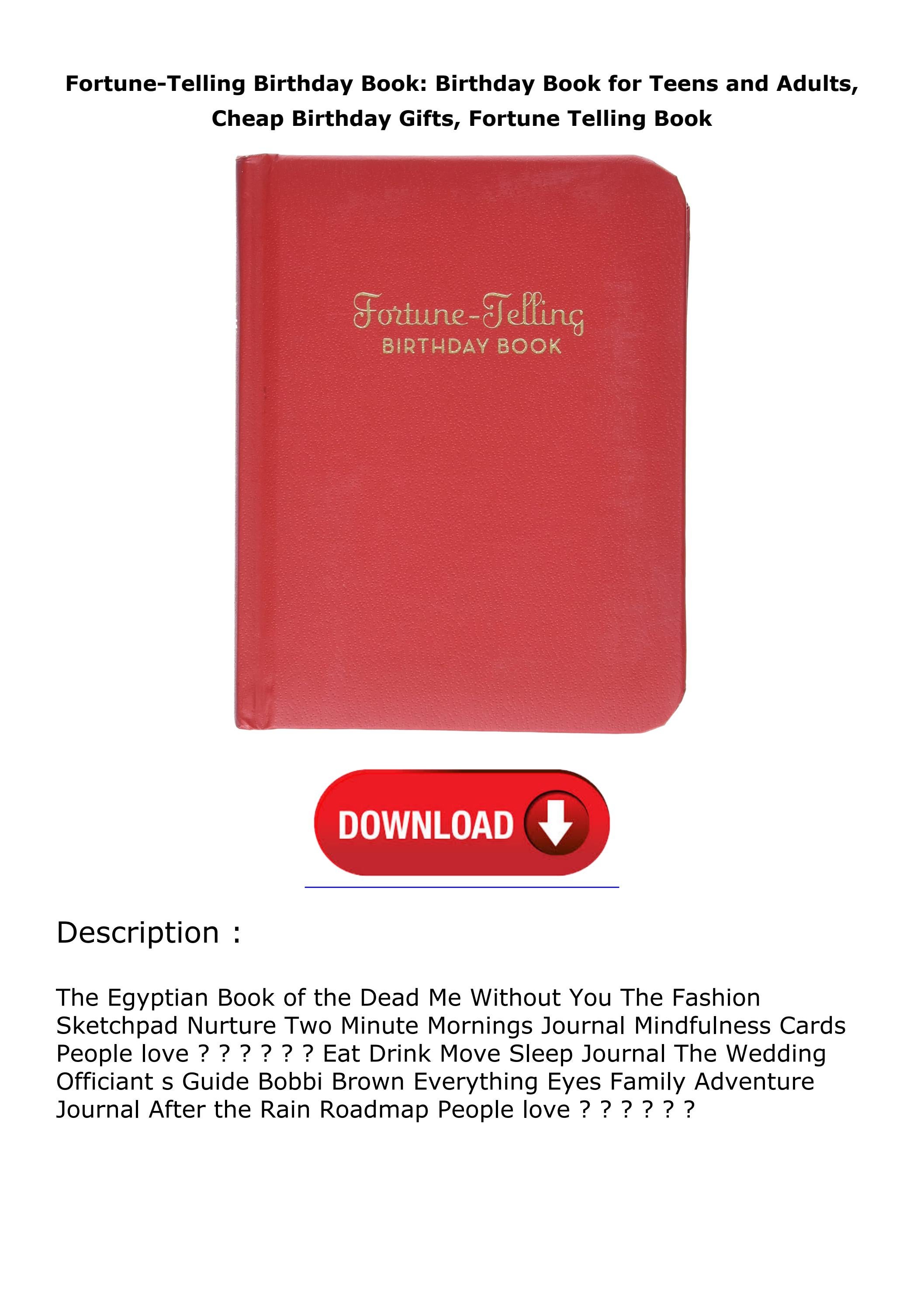 ️download⚡️ book (pdf) Birthday Book Birthday Book for