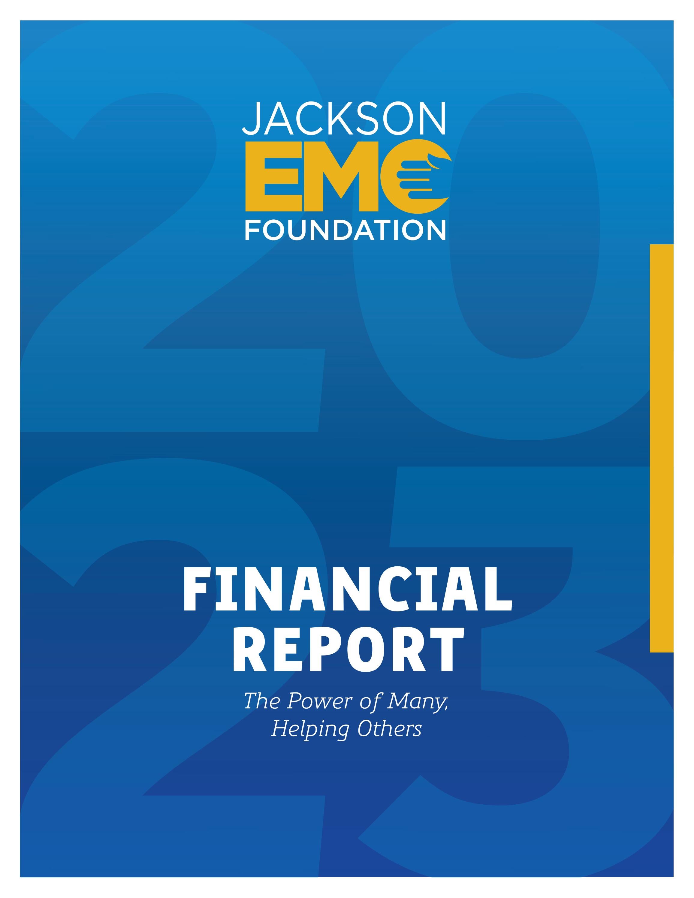 2023 Jackson EMC Foundation Financial Report by Jackson EMC Issuu