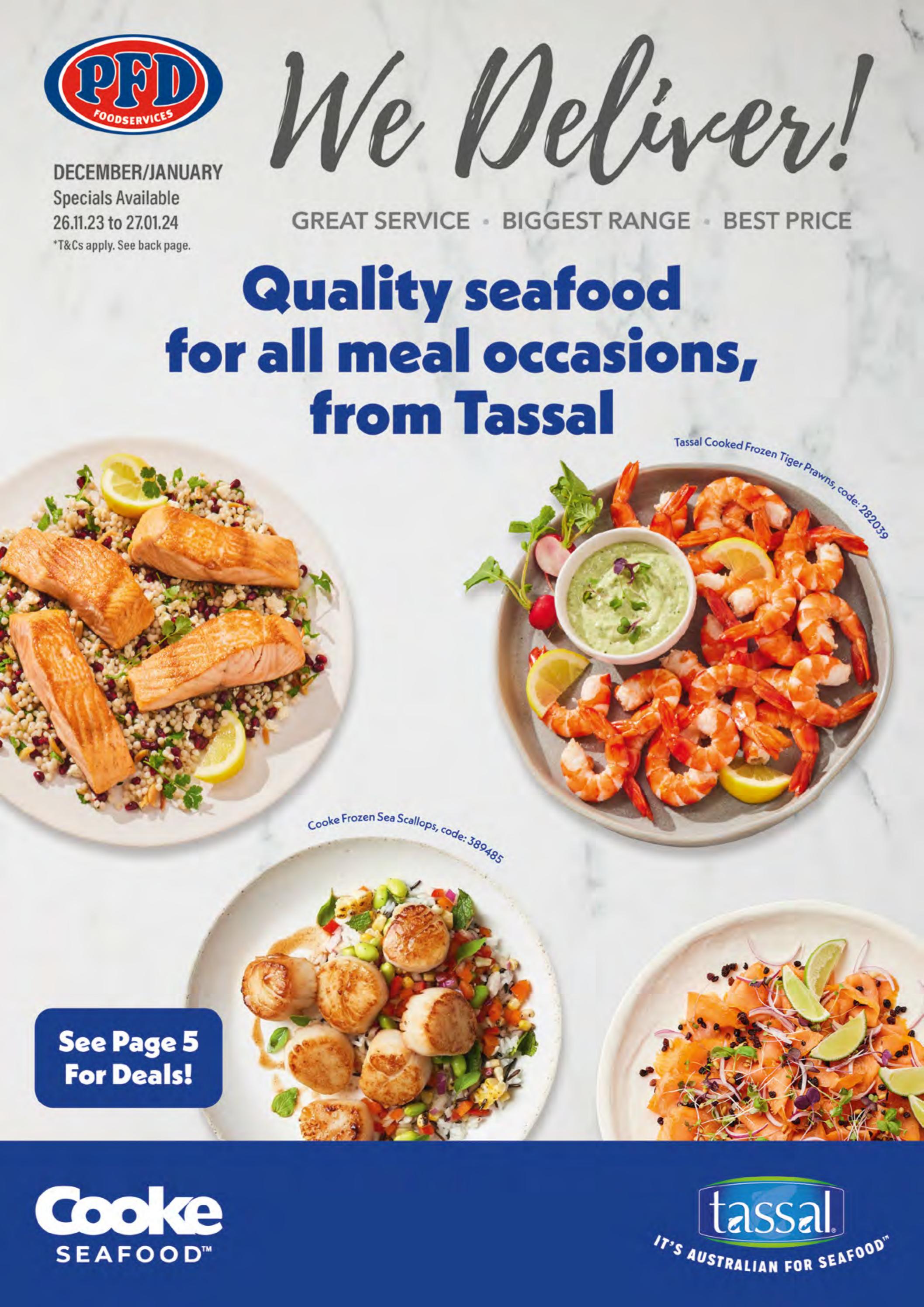 PFD Food Services We Deliver magazine (December/January) by PFD Food