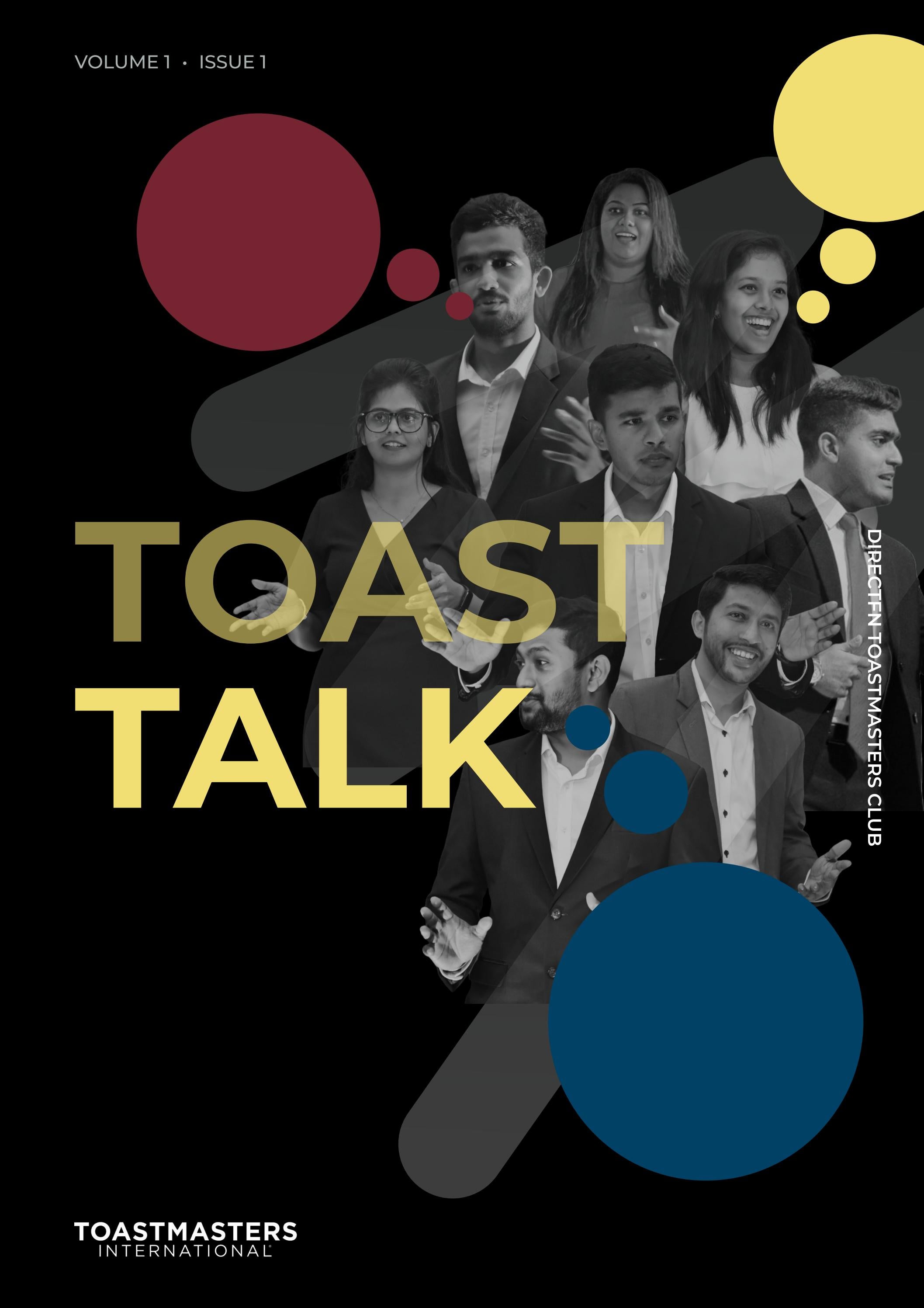 Toast Talk Volume 1, Issue 1 by DirectFN Toastmasters Club Issuu