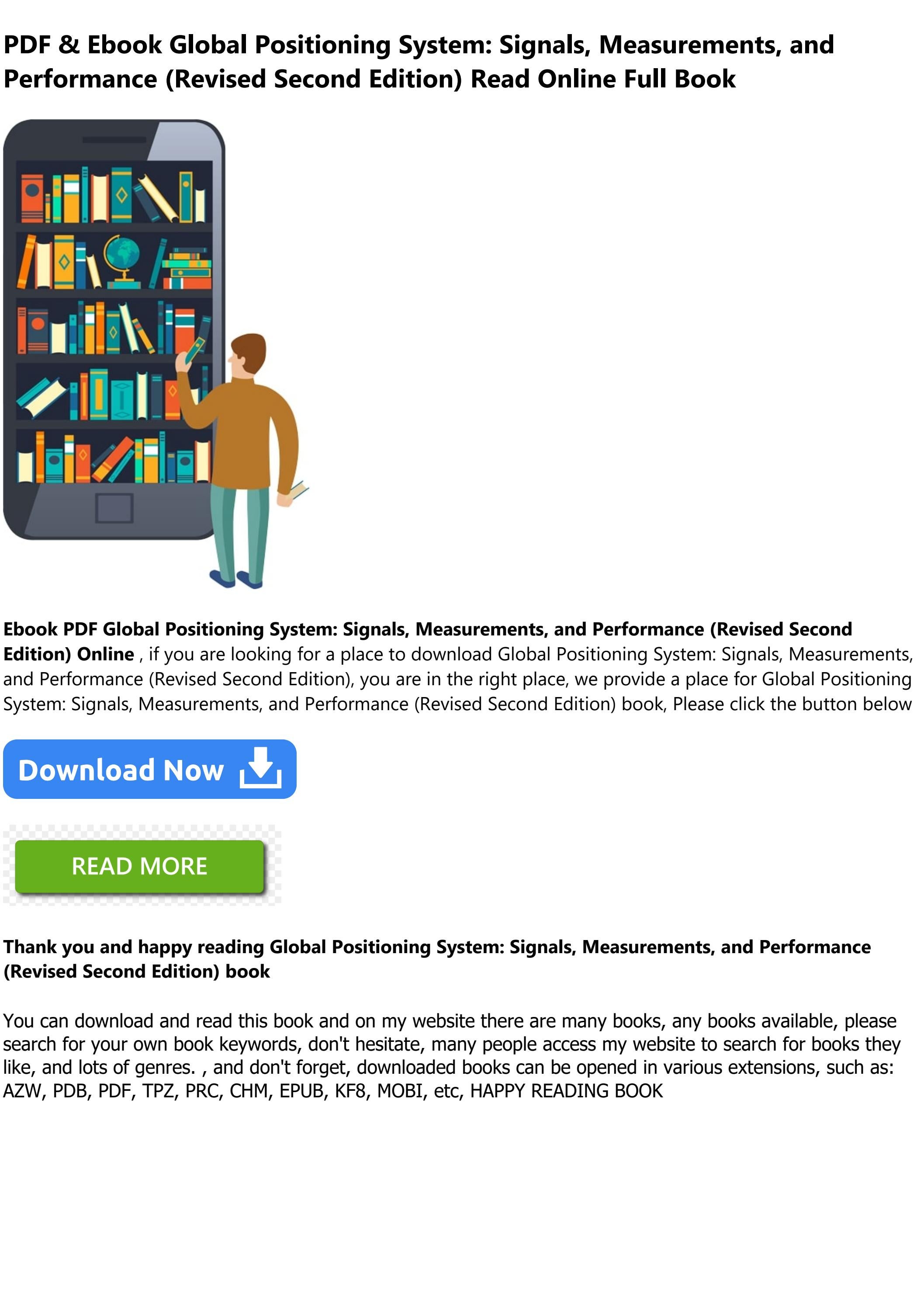 (Download ️eBook) ️ Global Positioning System Signals, Measurements