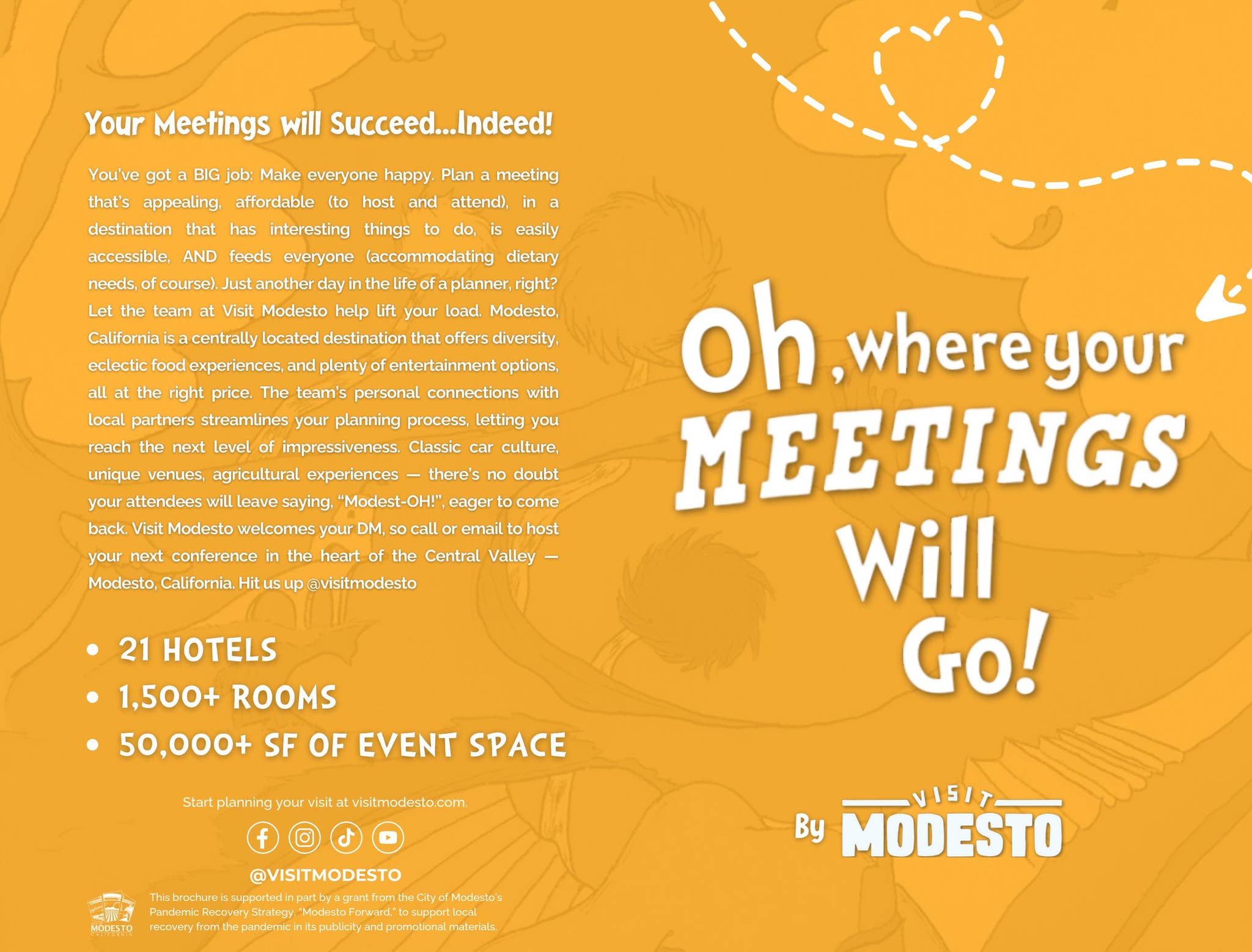 Modesto Chat Program Visit Modesto Group Meetings Brochure by VisitModestoUSA - Issuu