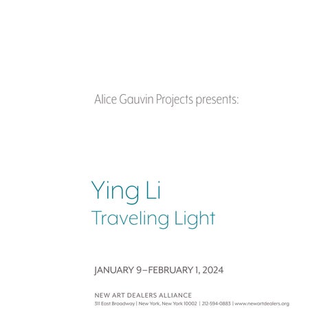 Ying Li: Traveling 灯饰 第 3 页