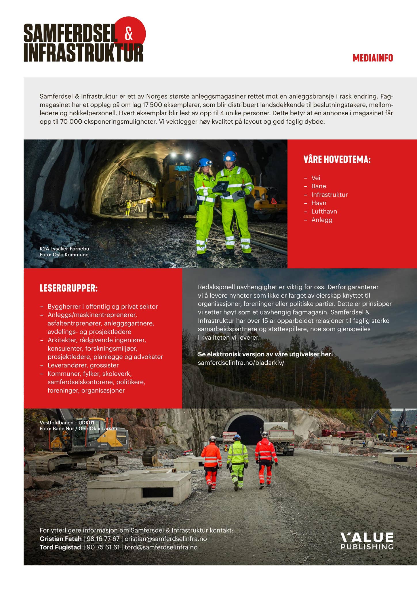 Medieplan 2024 - Samferdsel & Infrastruktur by VALUE PUBLISHING - Issuu