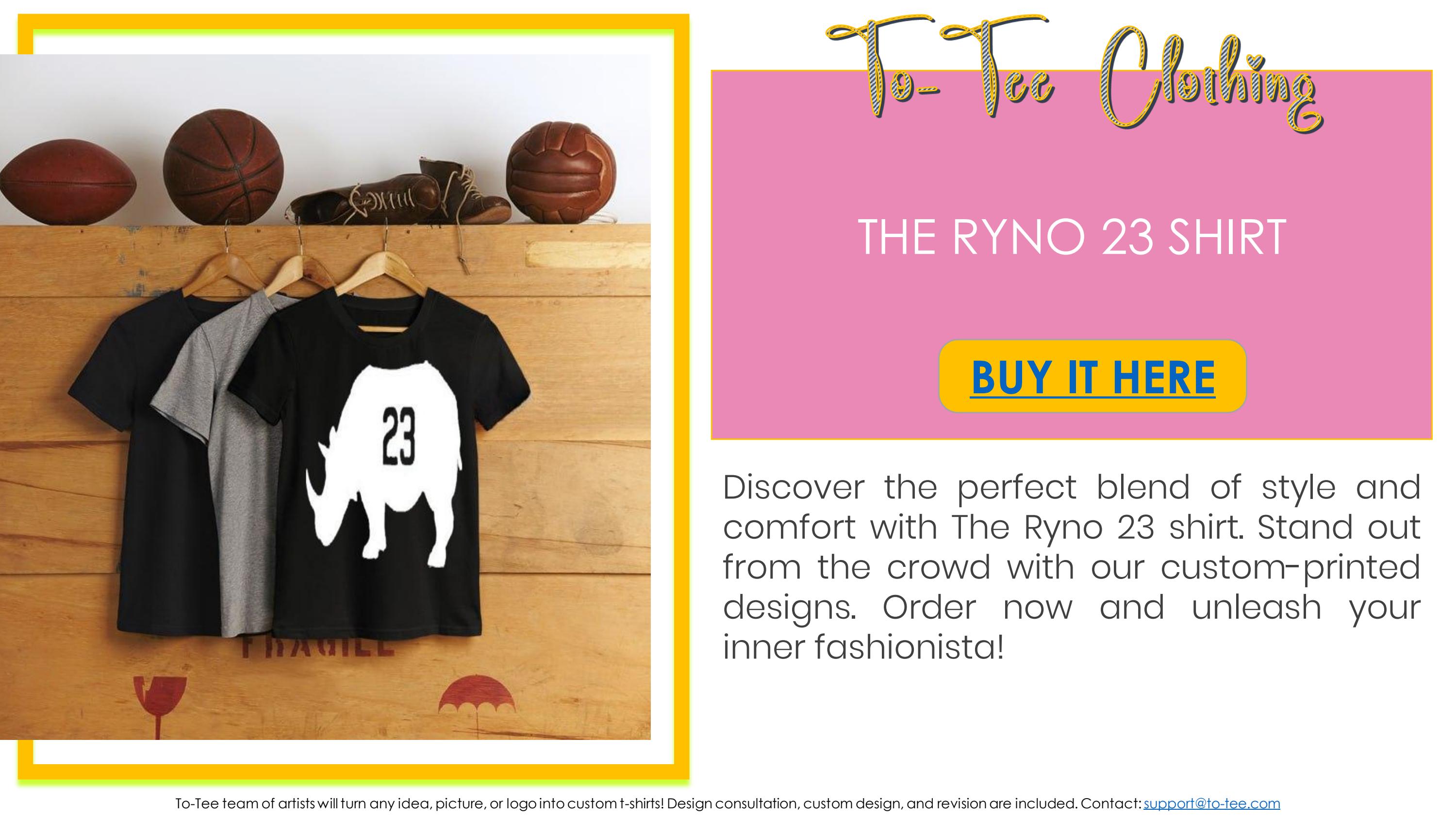 The Ryno 23 shirt by amauridacianshirts Issuu