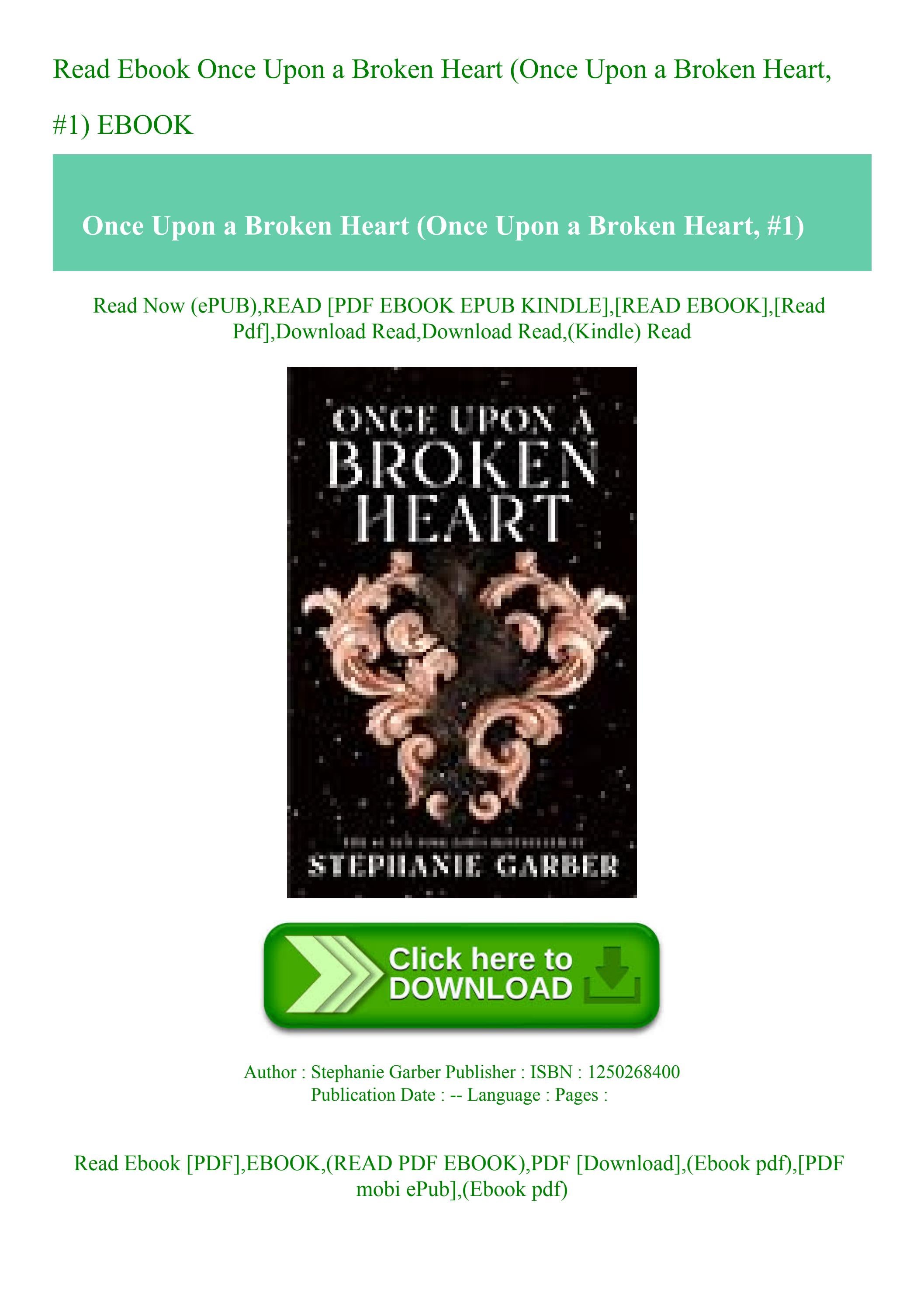 Read Ebook Once Upon a Broken Heart (Once Upon a Broken Heart #1) EBOOK ...
