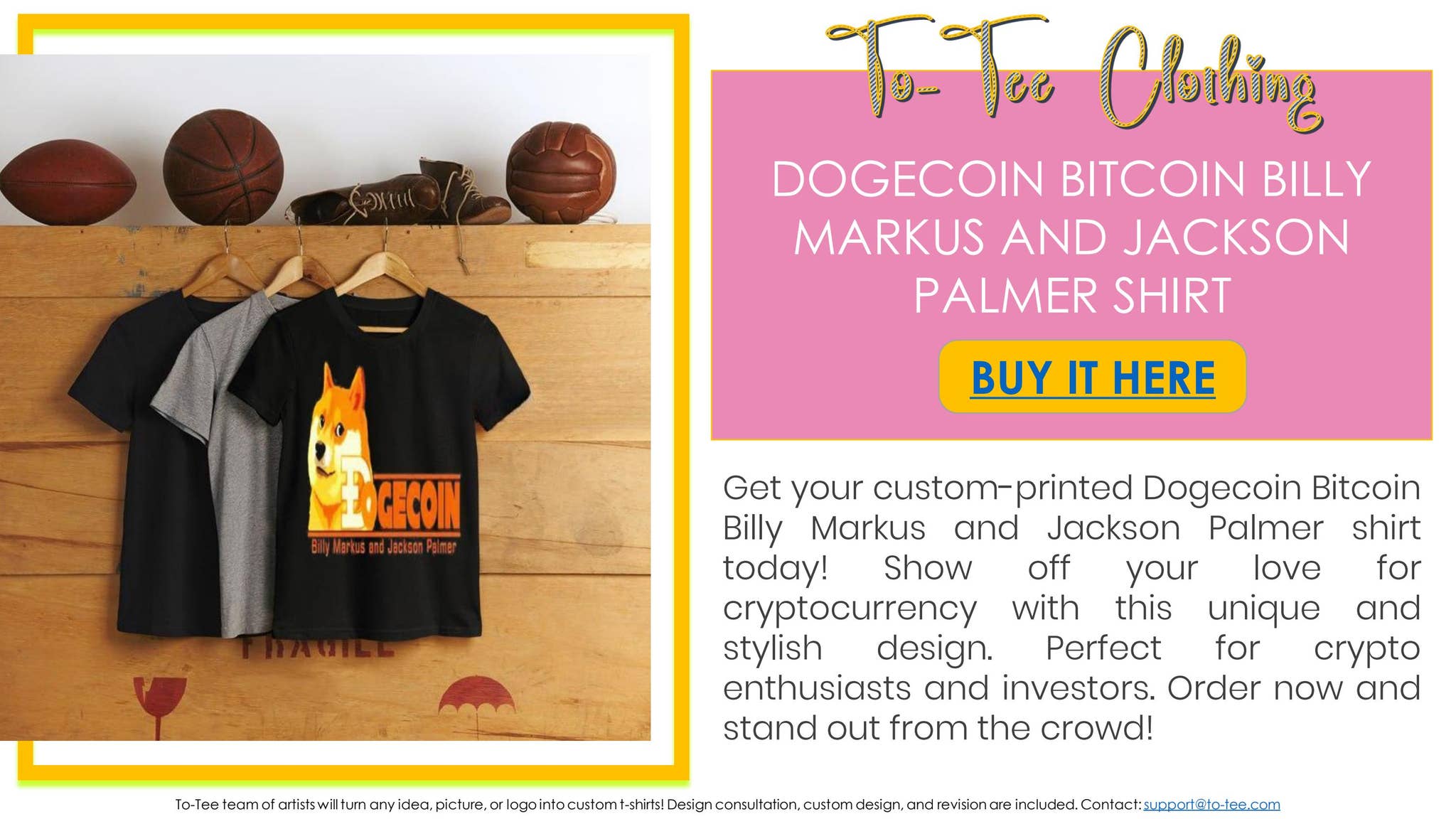 Dogecoin Bitcoin Billy Markus and Jackson Palmer shirt by  yaseminyeilyshirts - Issuu