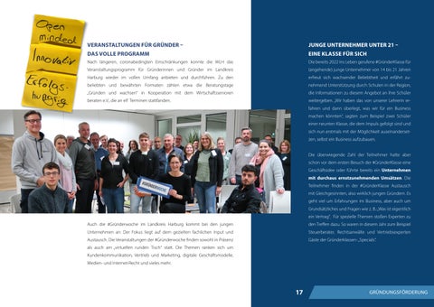 Geschäftsbericht 2023 Wirtschaftsförderung im Landkreis Harburg 第 17 页