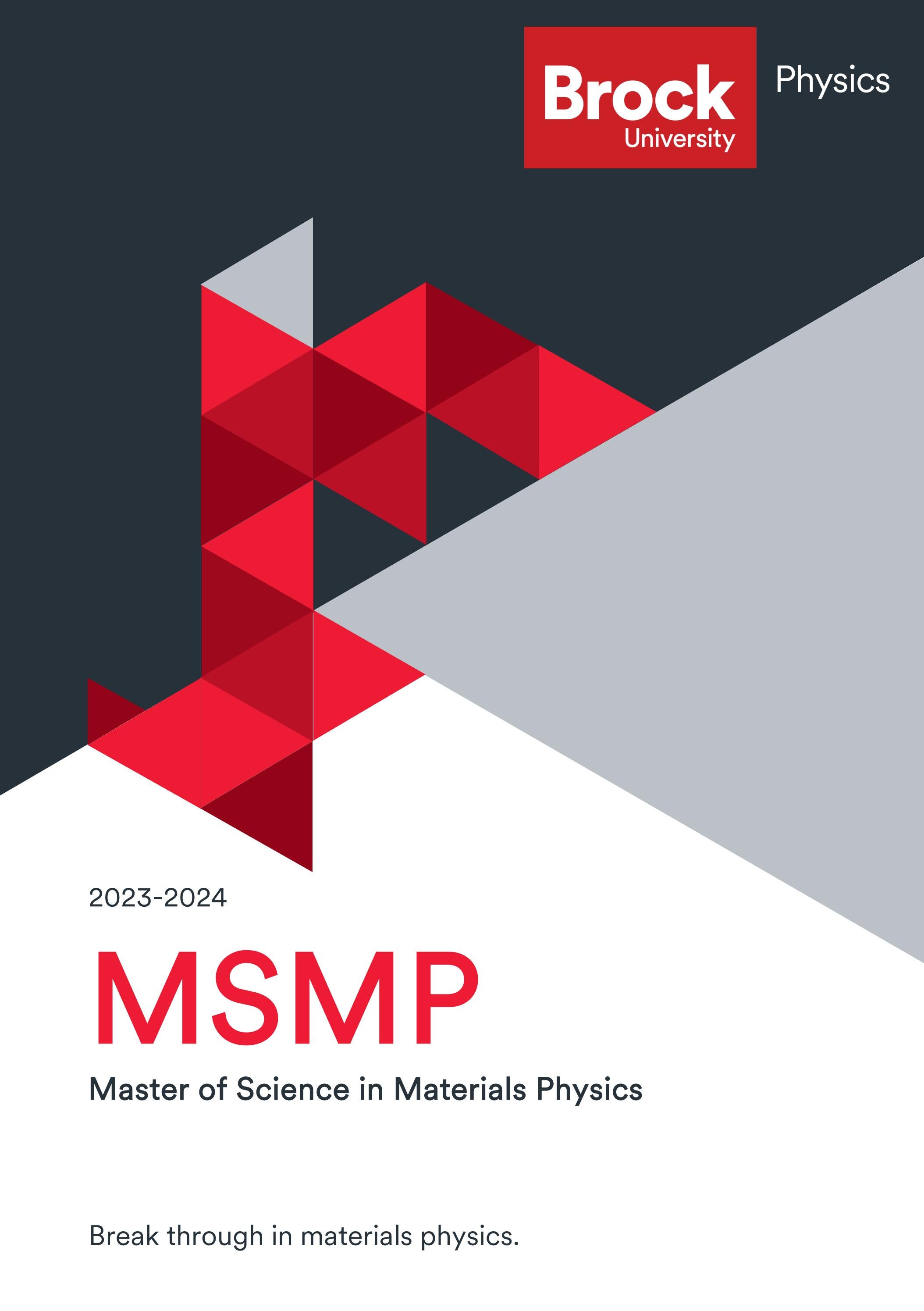 Master of Science in Materials Physics by Brock University Issuu