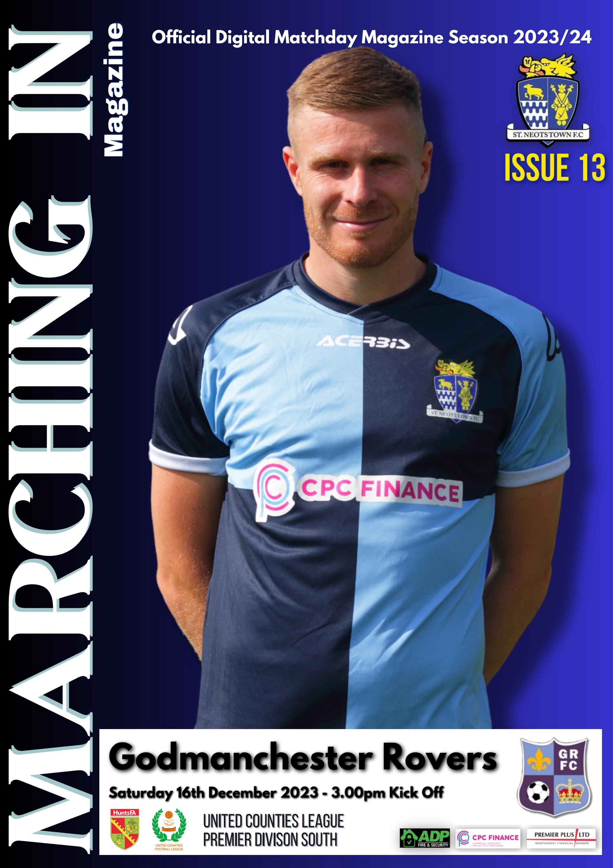2023/24 Issue Thirteen Godmanchester Rovers by St Neots Town