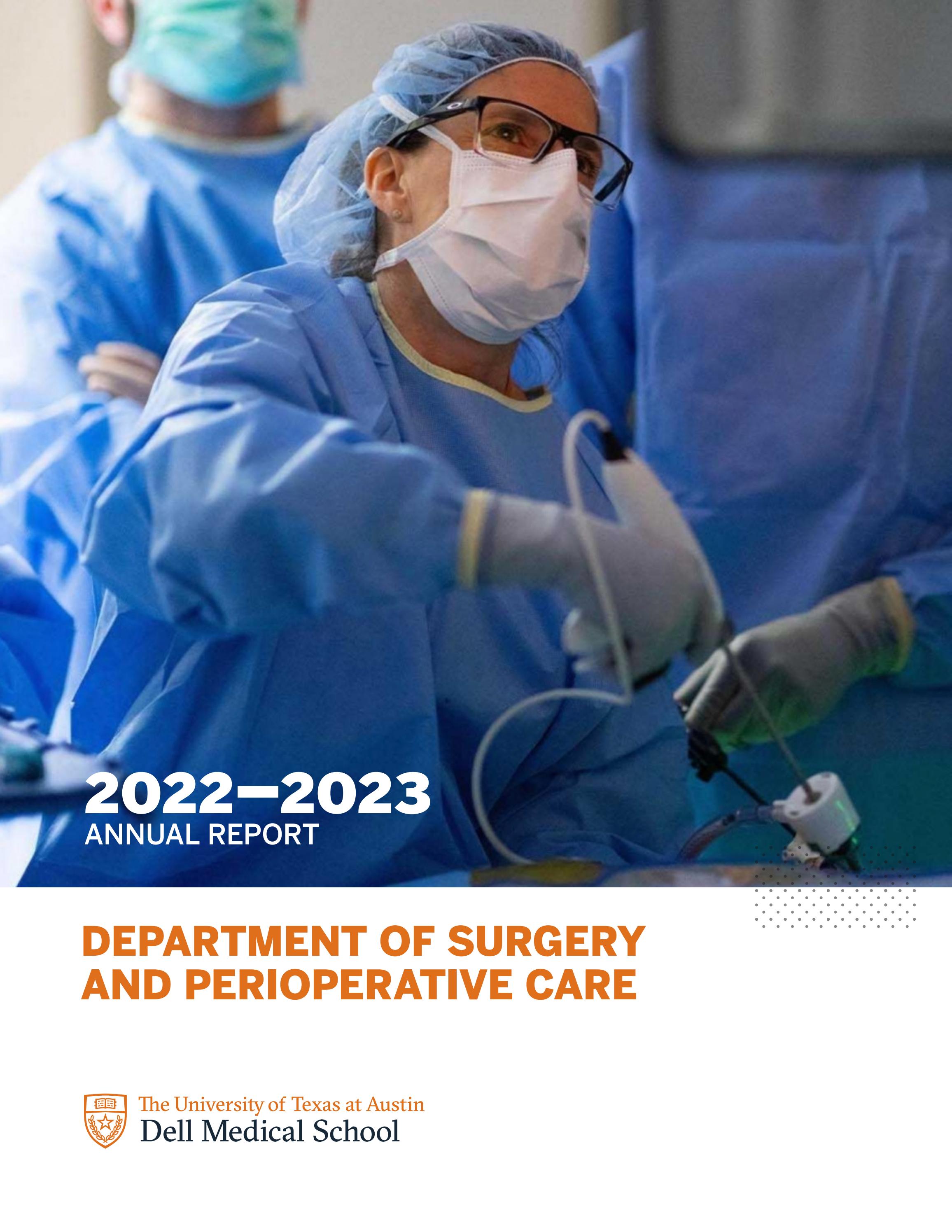 Department of Surgery & Perioperative Care: Annual Report 2022-2023 by ...