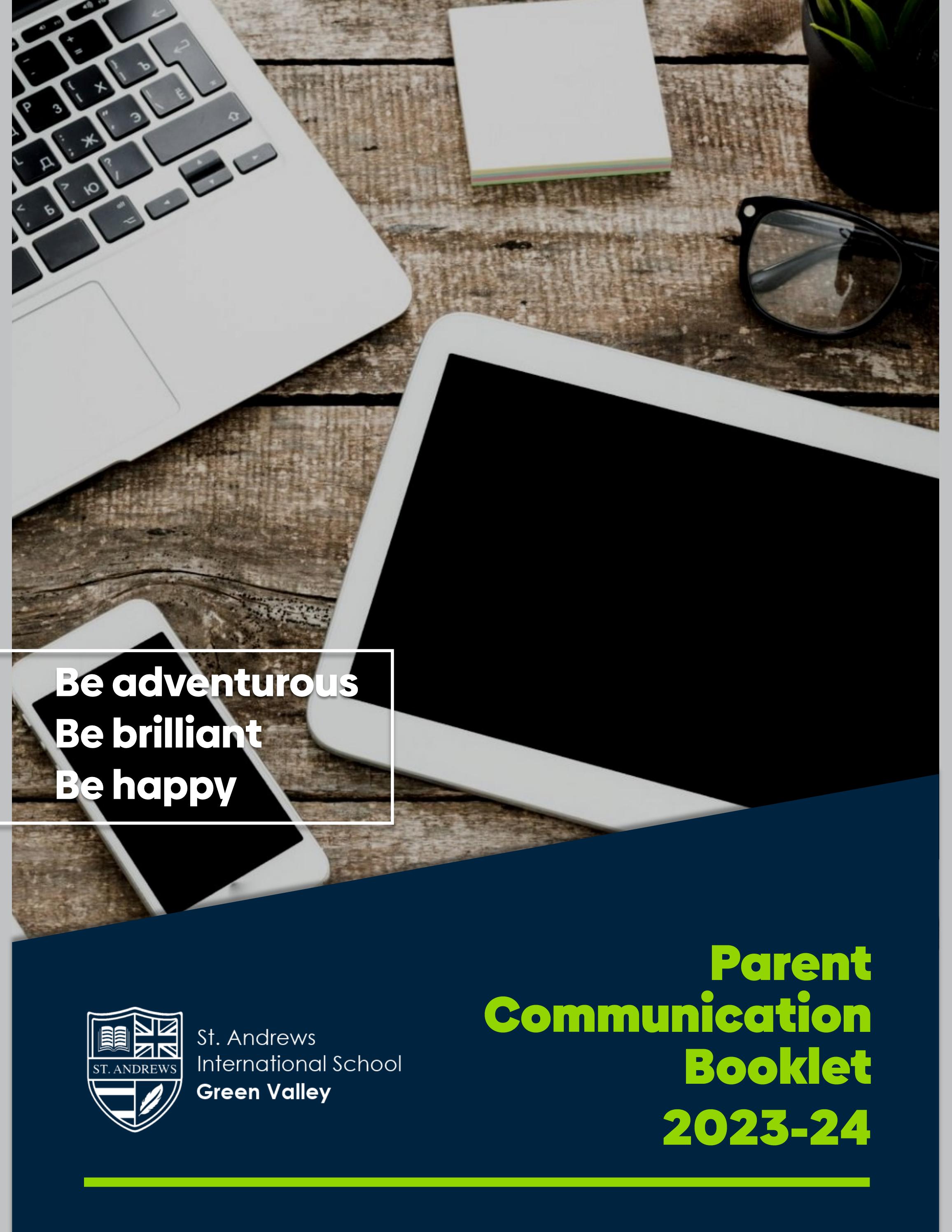 Parent Communication Booklet by St Andrews International School, Green ...