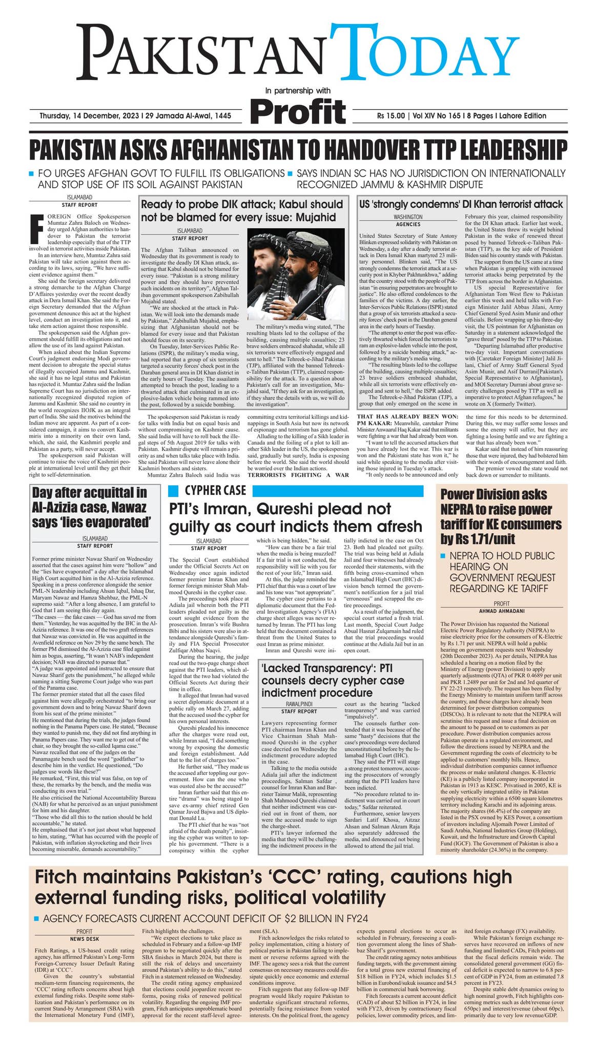 Epaper_23-12-14 LHR by Pakistan Today - Issuu
