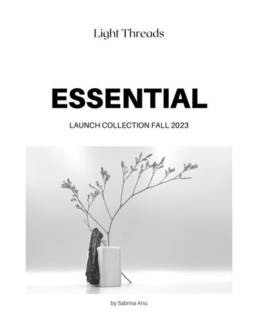 Sabrina Anú_ESSENTIAL Collection fall 2023 灯饰目录 · 灯饰 Threads by 第 1 页