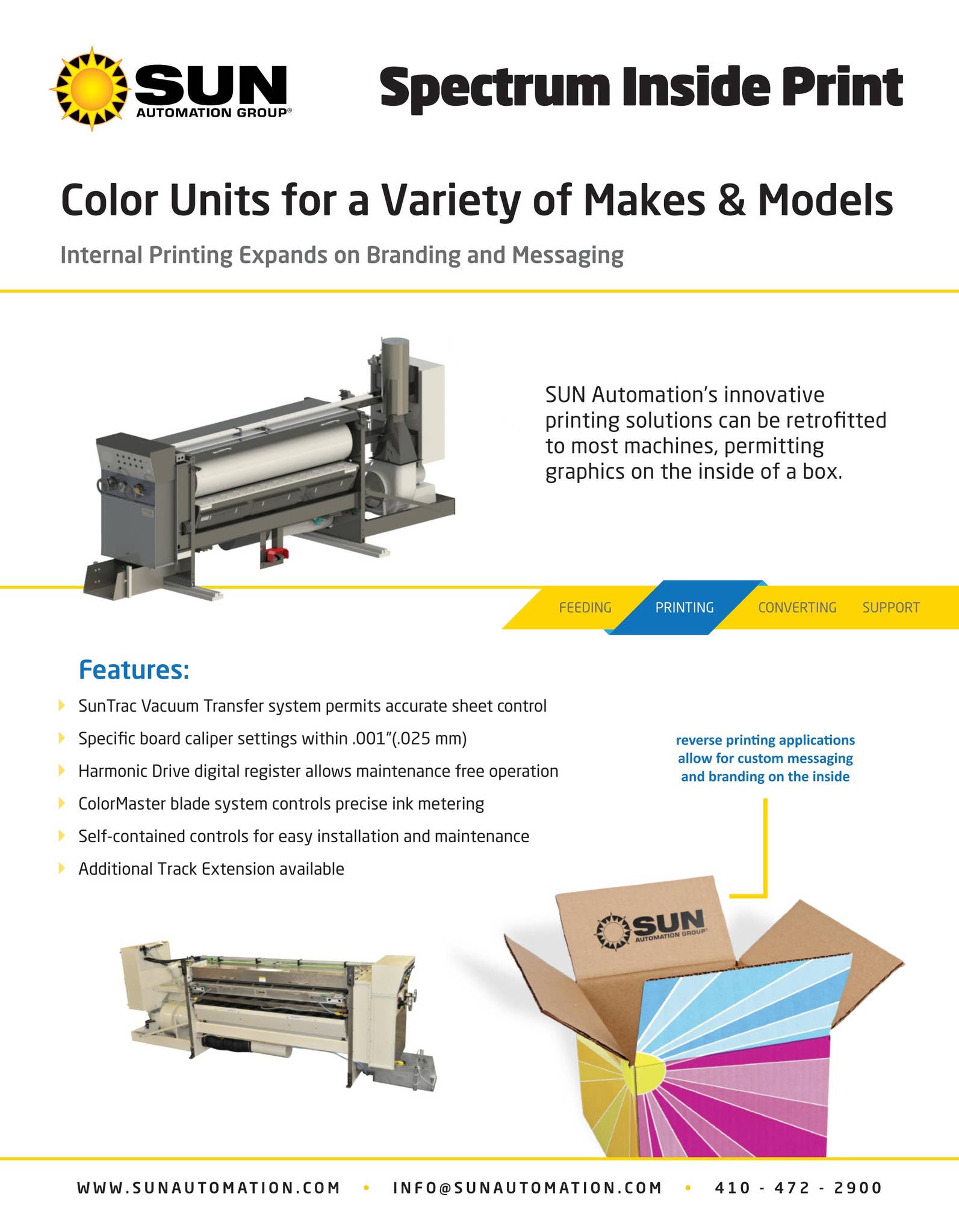 Spectrum Inside Print Brochure by Sun Automation Group - Issuu