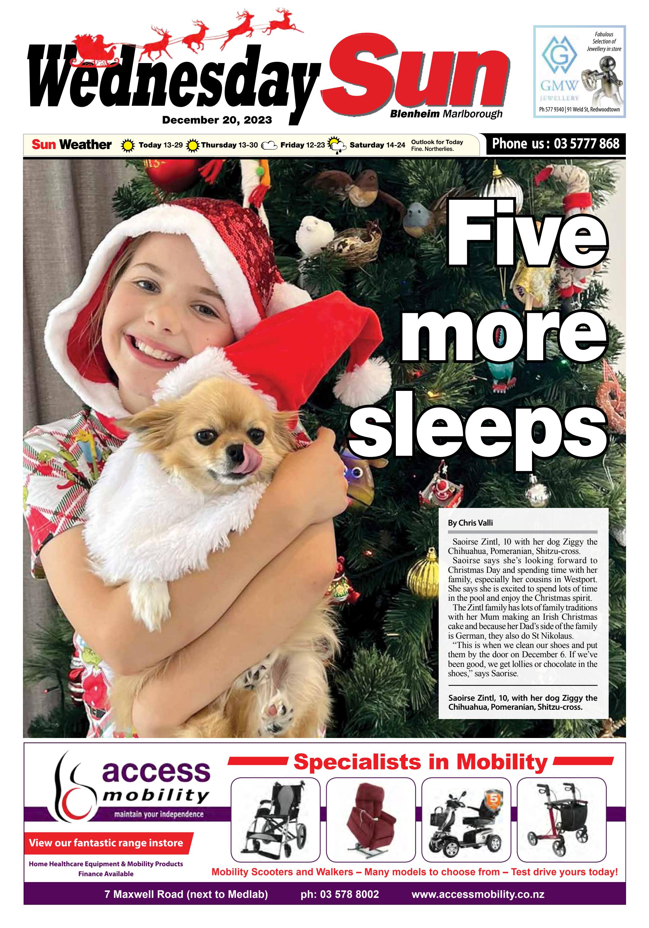 20 December Blenheim Sun Newspaper by The Blenheim Sun Issuu