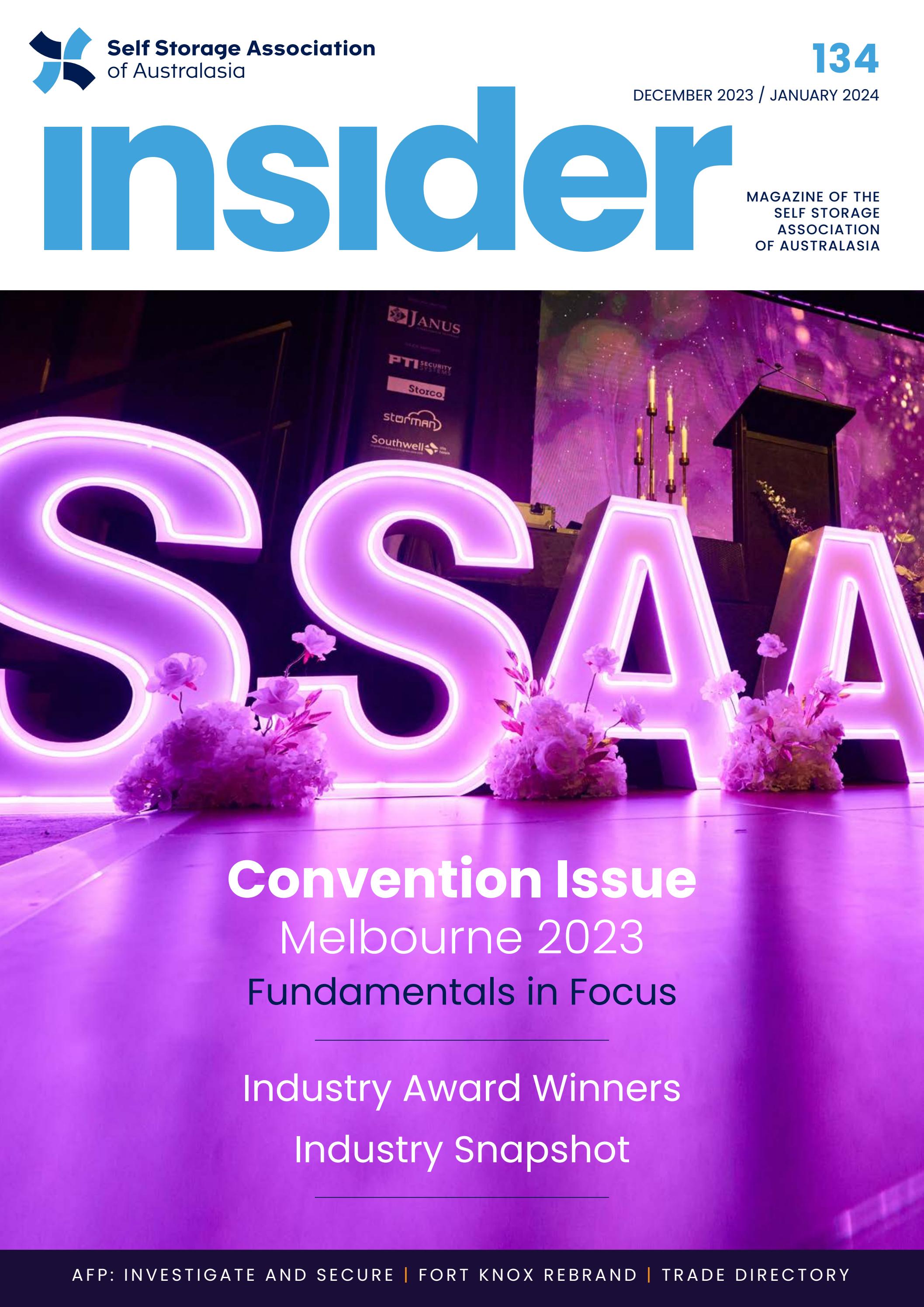 Insider 134 by Self Storage Association of Australasia Issuu
