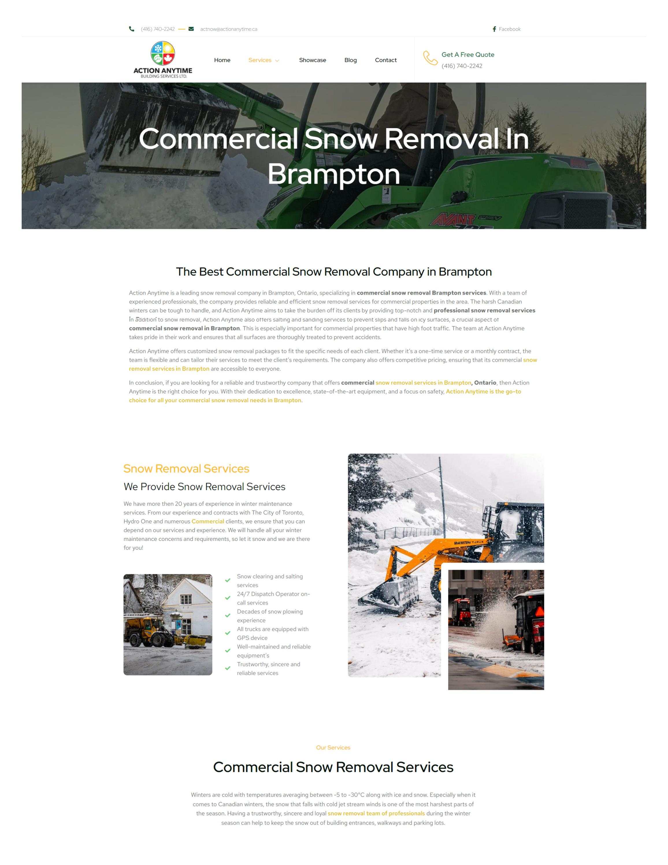 Commercial Snow Removal in Brampton by actionanytime Issuu