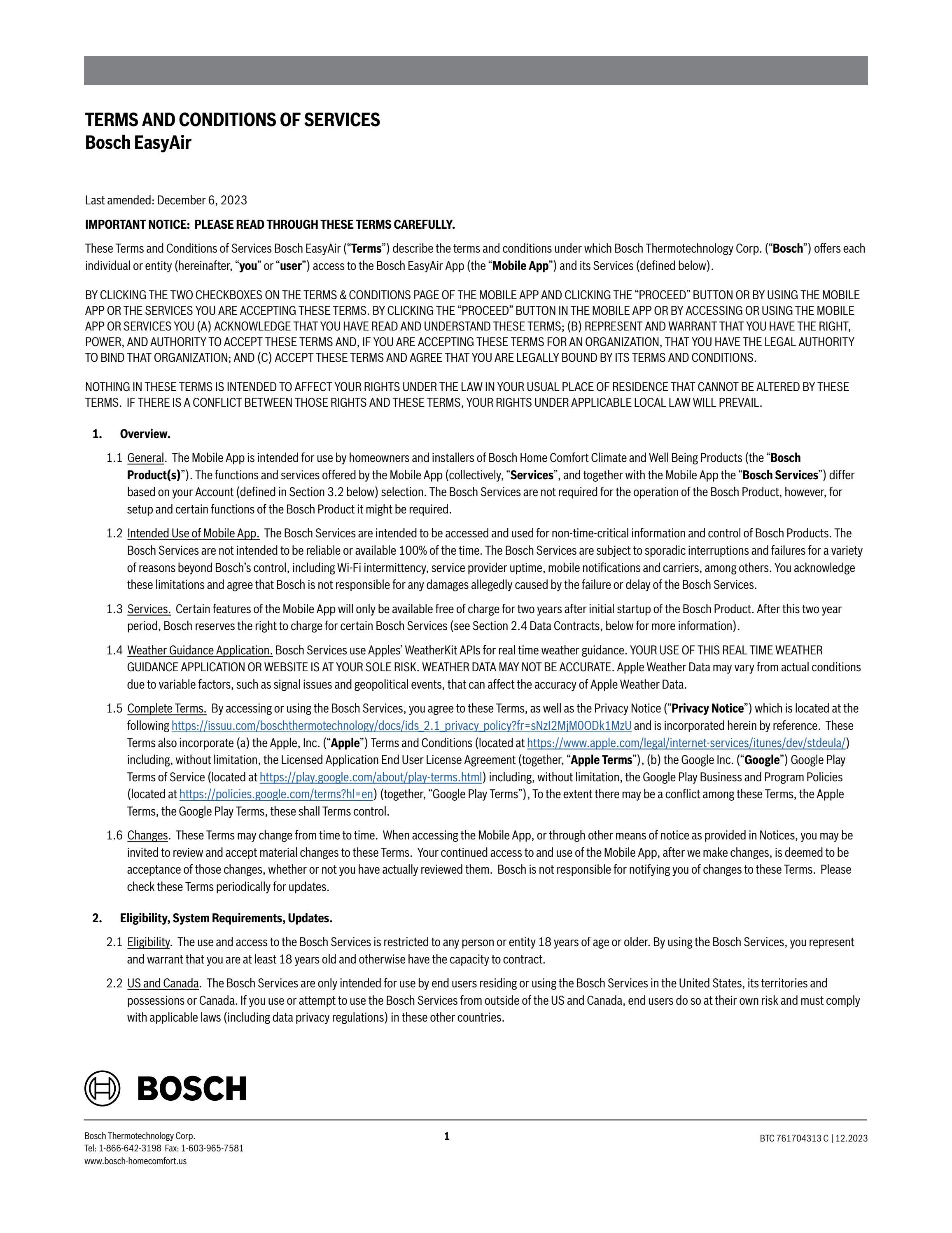 IDS 2.1 Terms of Conditions by Bosch Home Comfort Issuu