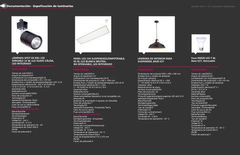 Rrubio300 灯饰目录 · Proyecto 德文 Iluminación 第 11 页