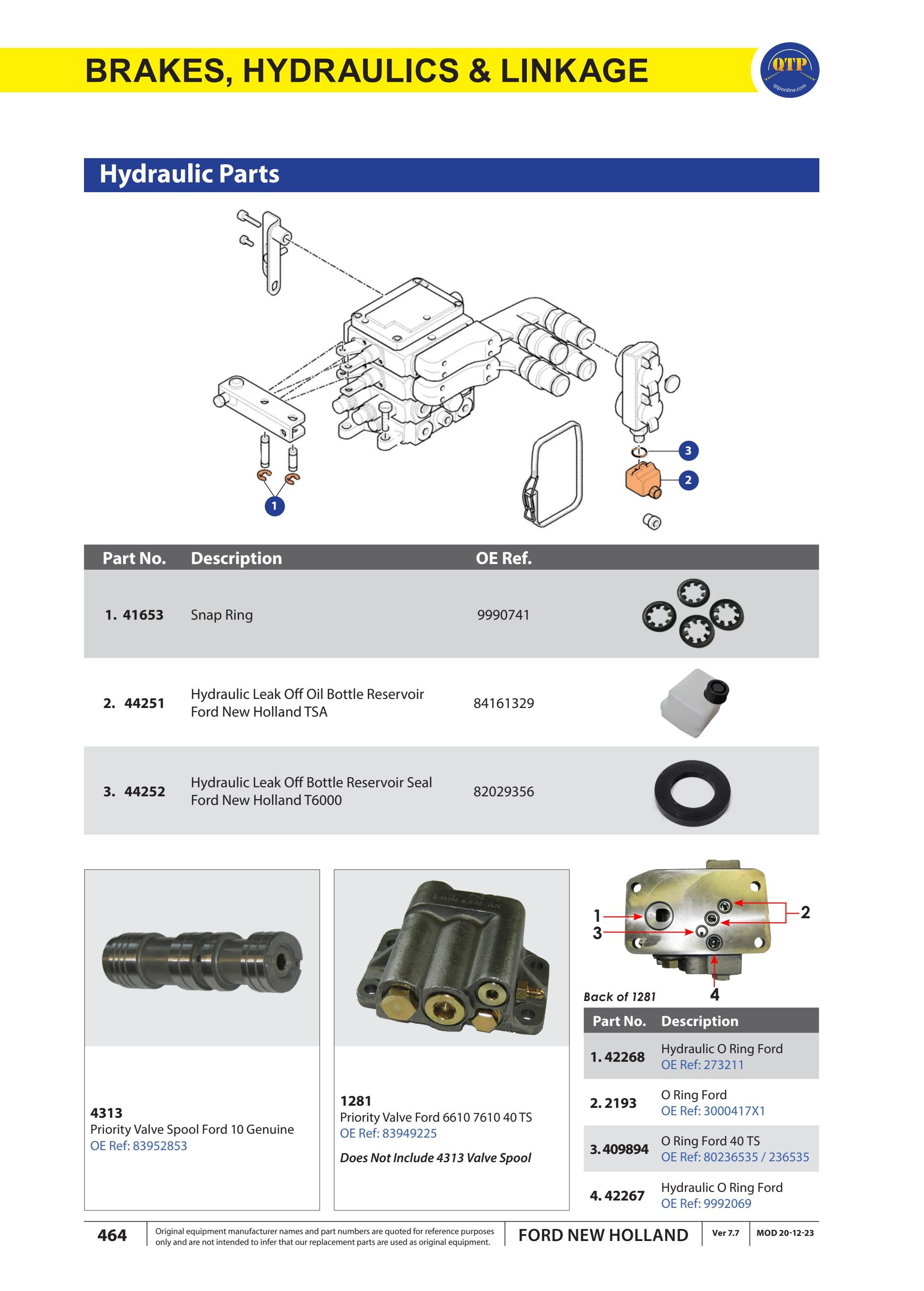 Ford New Holland Parts Catalogue! by Quality Tractor Parts Issuu