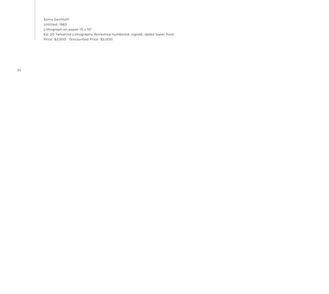 版 Prints Chicago, 德文 Kooning, Hartigan, Gechtoff, Kelly, Berg, Szabo, Spence and Laget 在线版 第 22 页