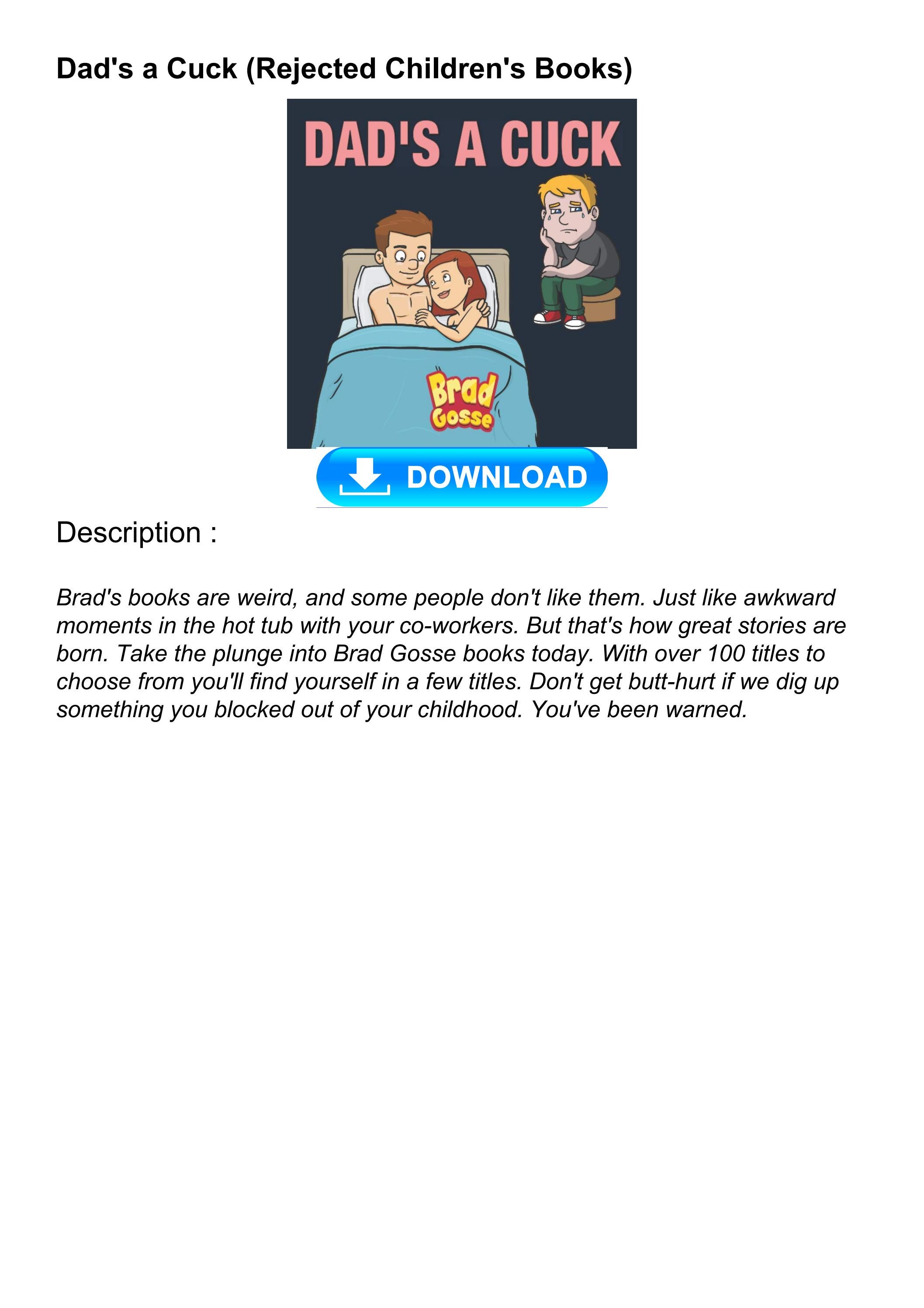 EBOOK]⚡ Dad's a Cuck (Rejected Children's Books) by cironecalligyx - Issuu