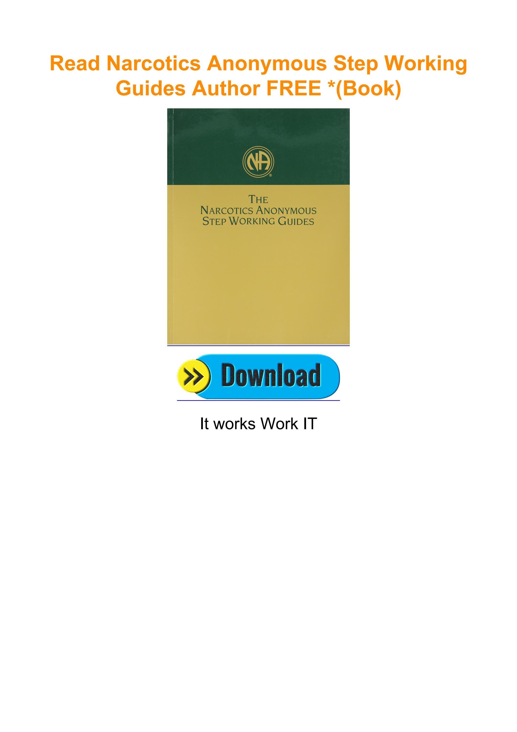Read Narcotics Anonymous Step Working Guides Author FREE *(Book) by ...