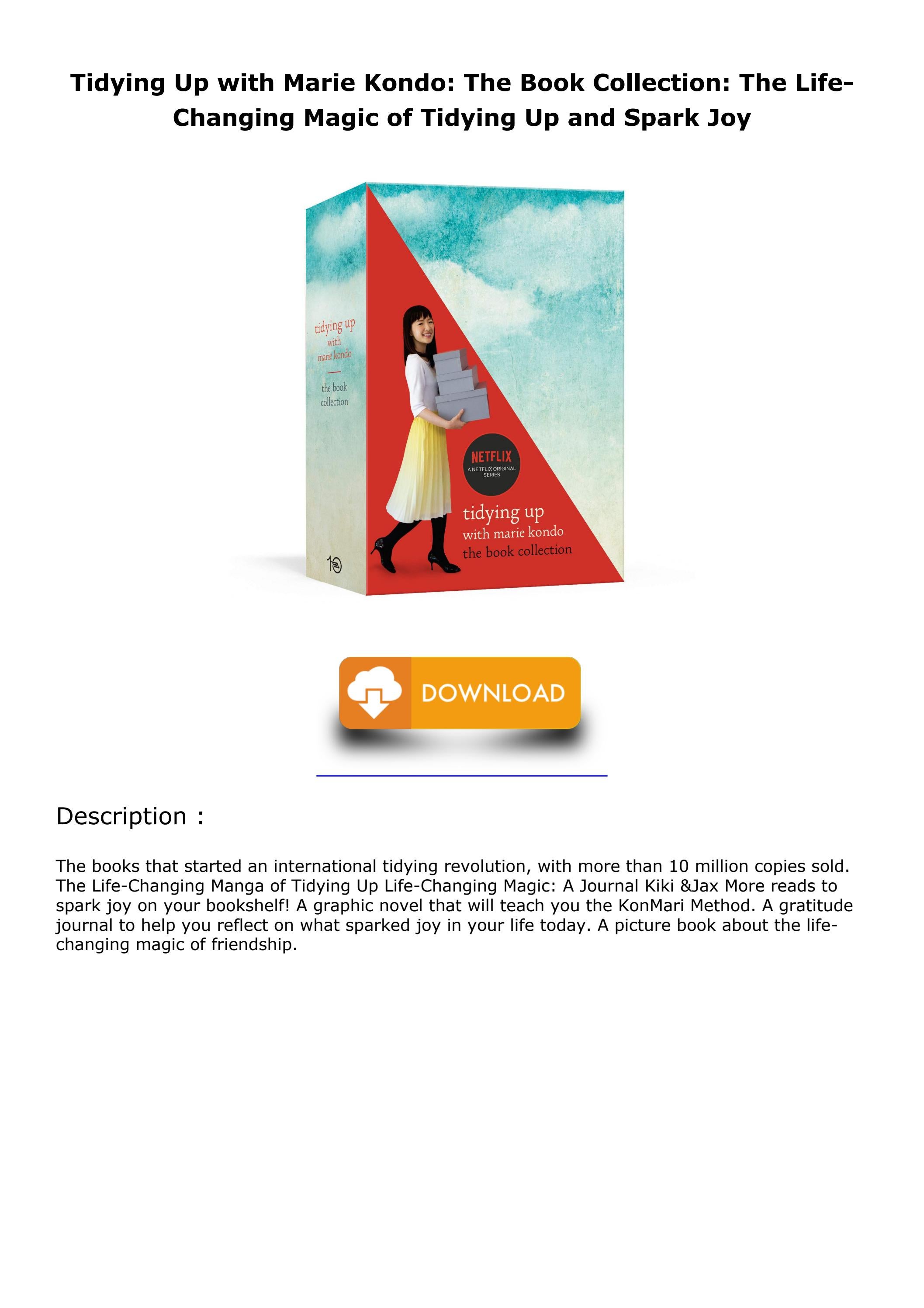 PDF KINDLE DOWNLOAD Tidying Up with Marie Kondo: The Book Collection by ...