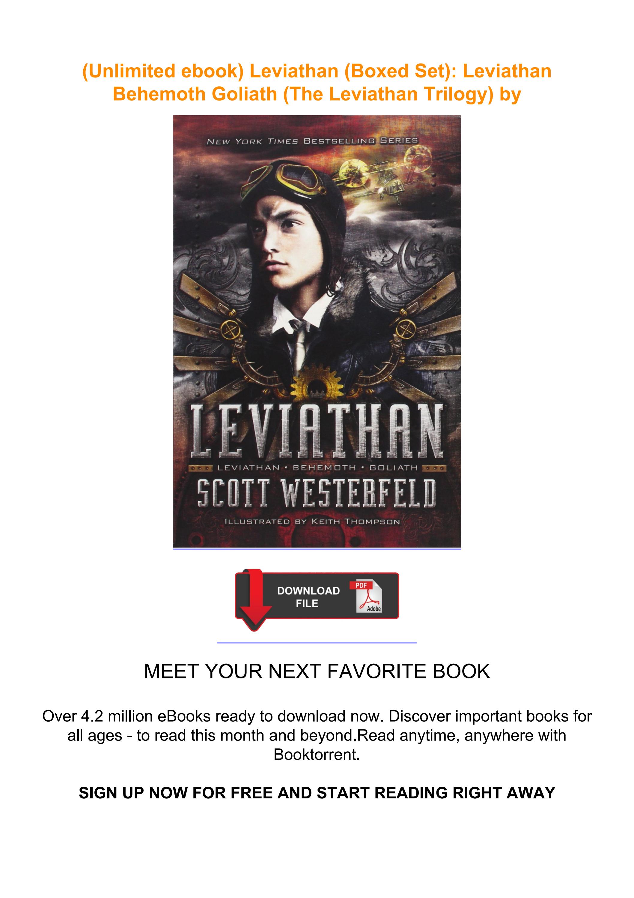 (Unlimited ebook) Leviathan (Boxed Set) Leviathan Behemoth Goliath