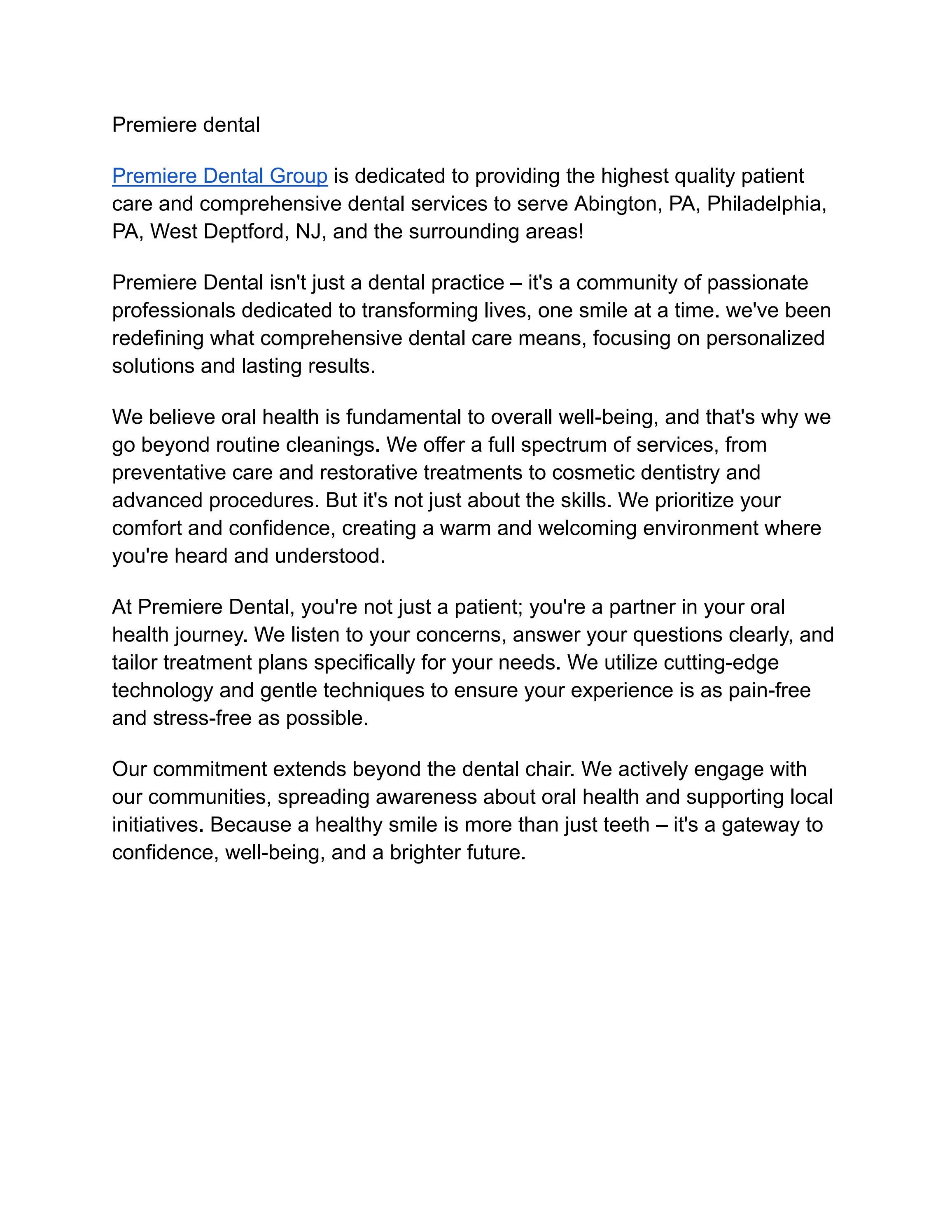 premiere dental by Elizabeth Issuu